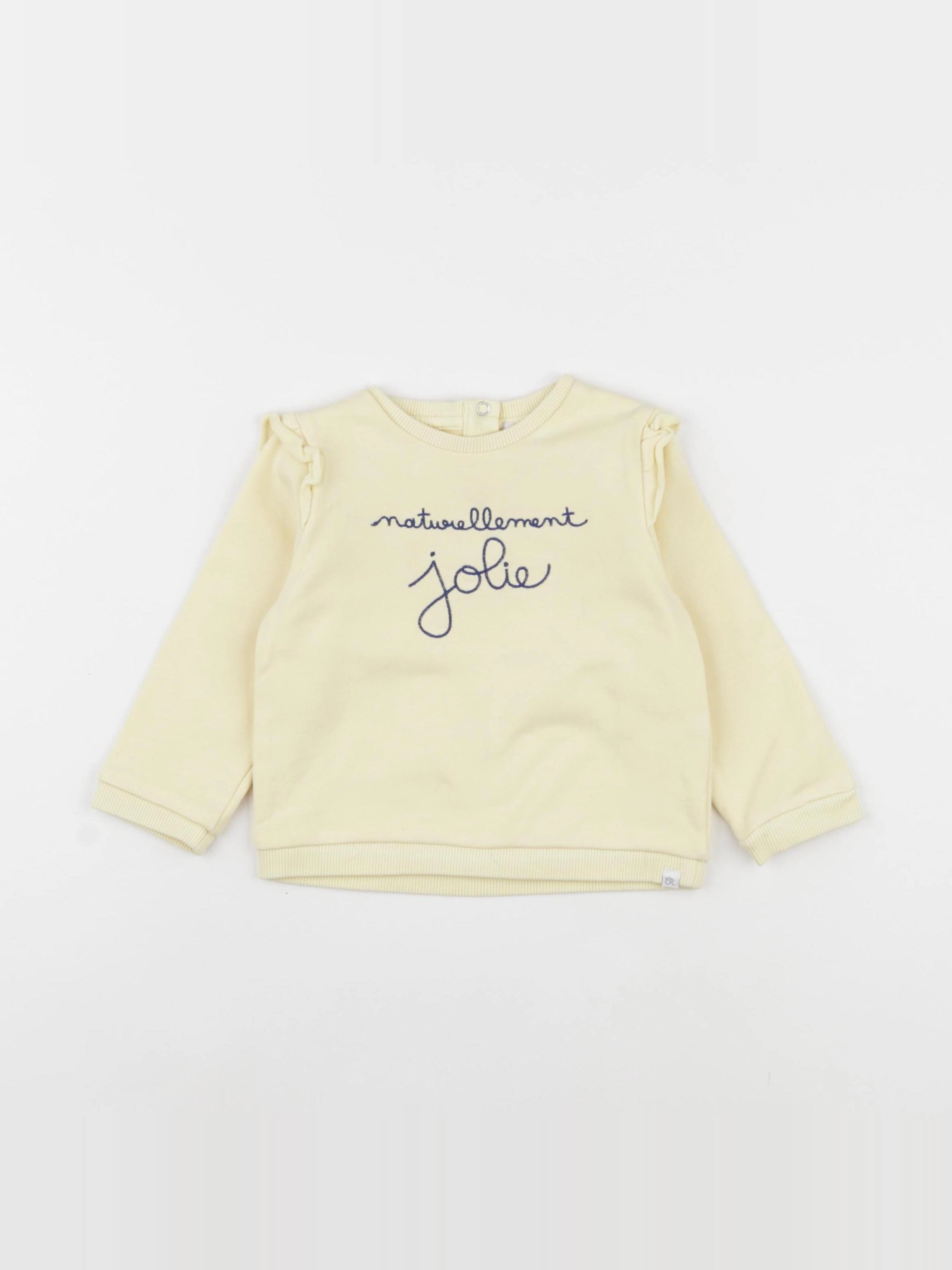 Cadet Rousselle - sweat jaune - 18 mois