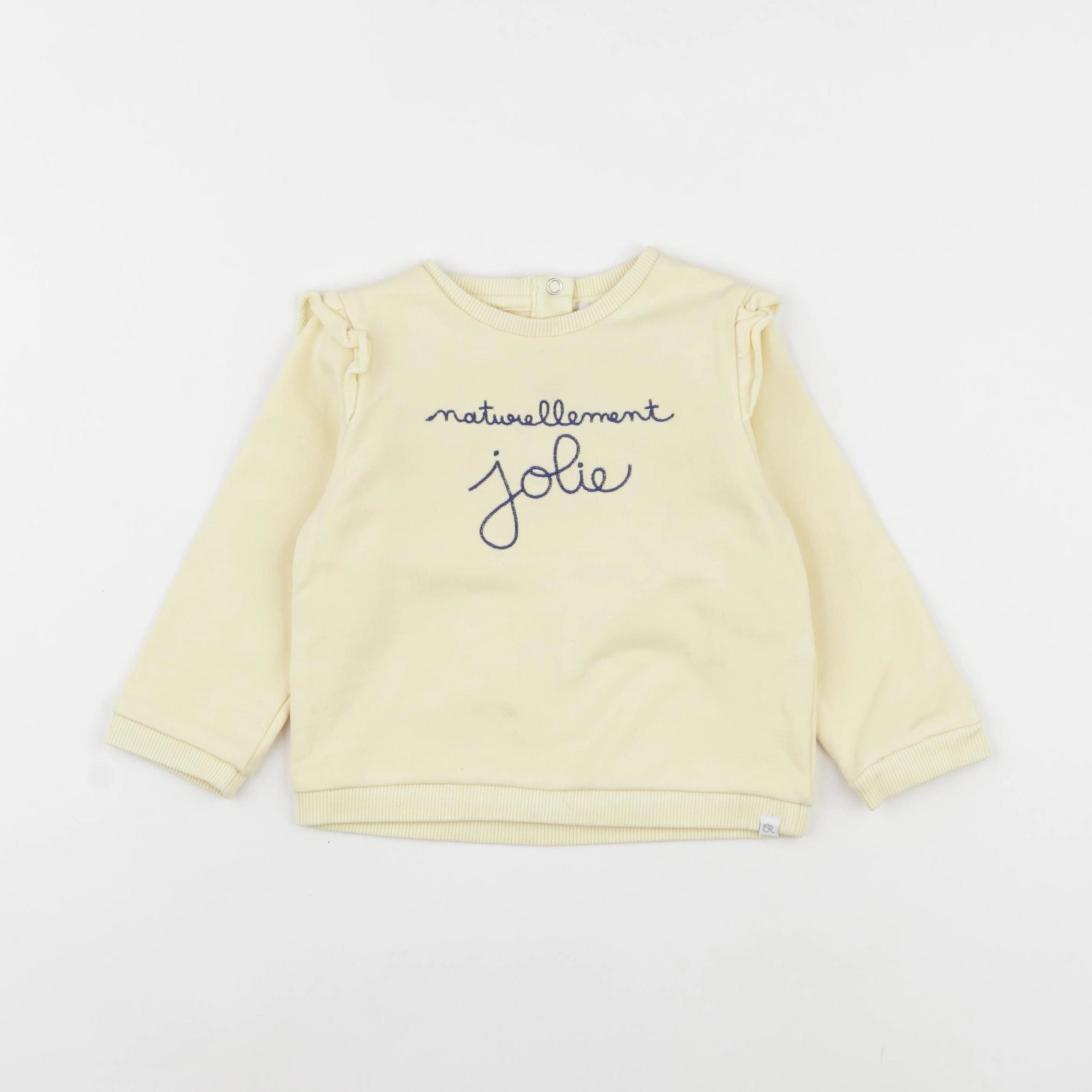 Cadet Rousselle - sweat jaune - 18 mois
