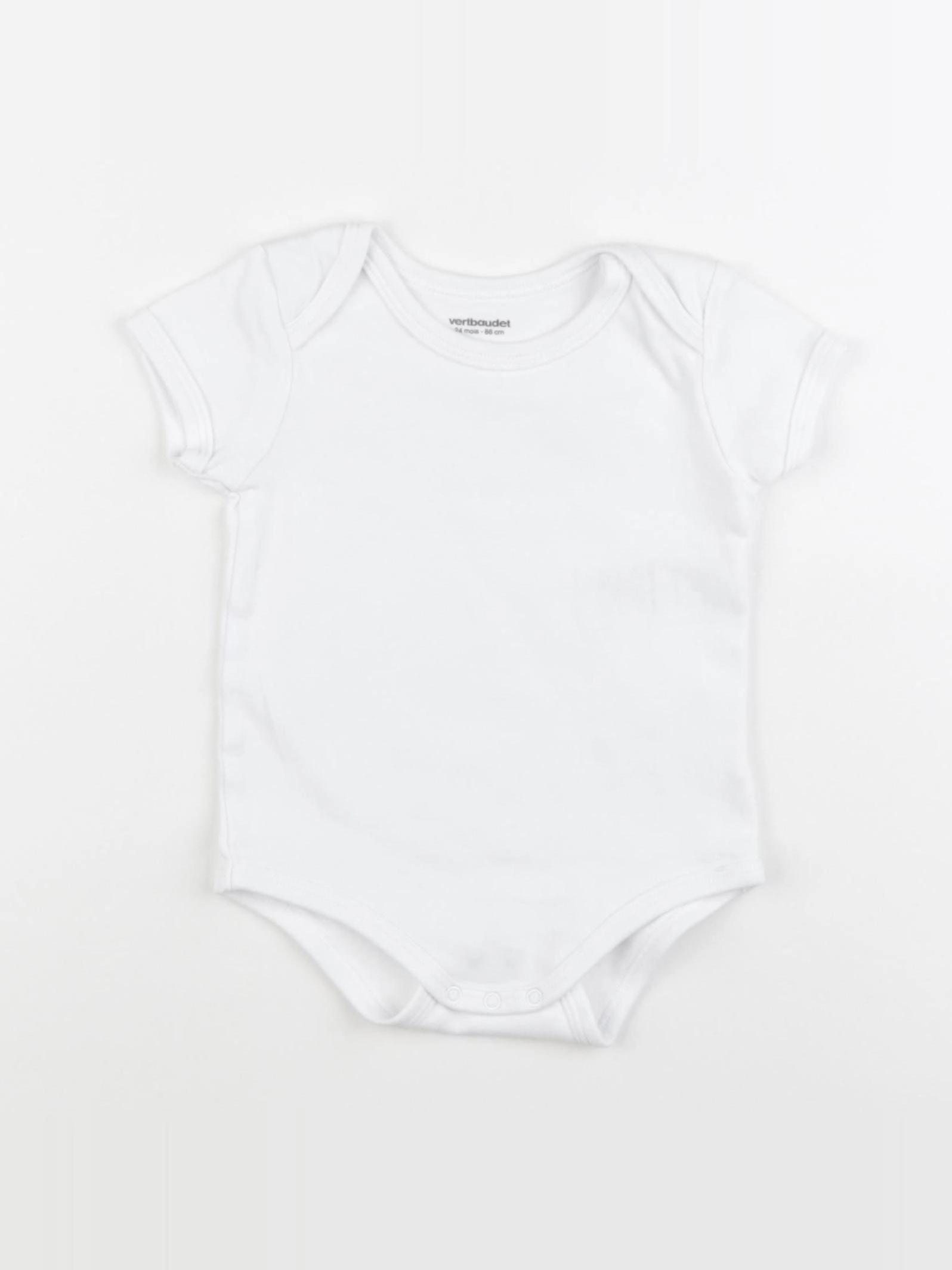 Vertbaudet - body blanc - 24 mois