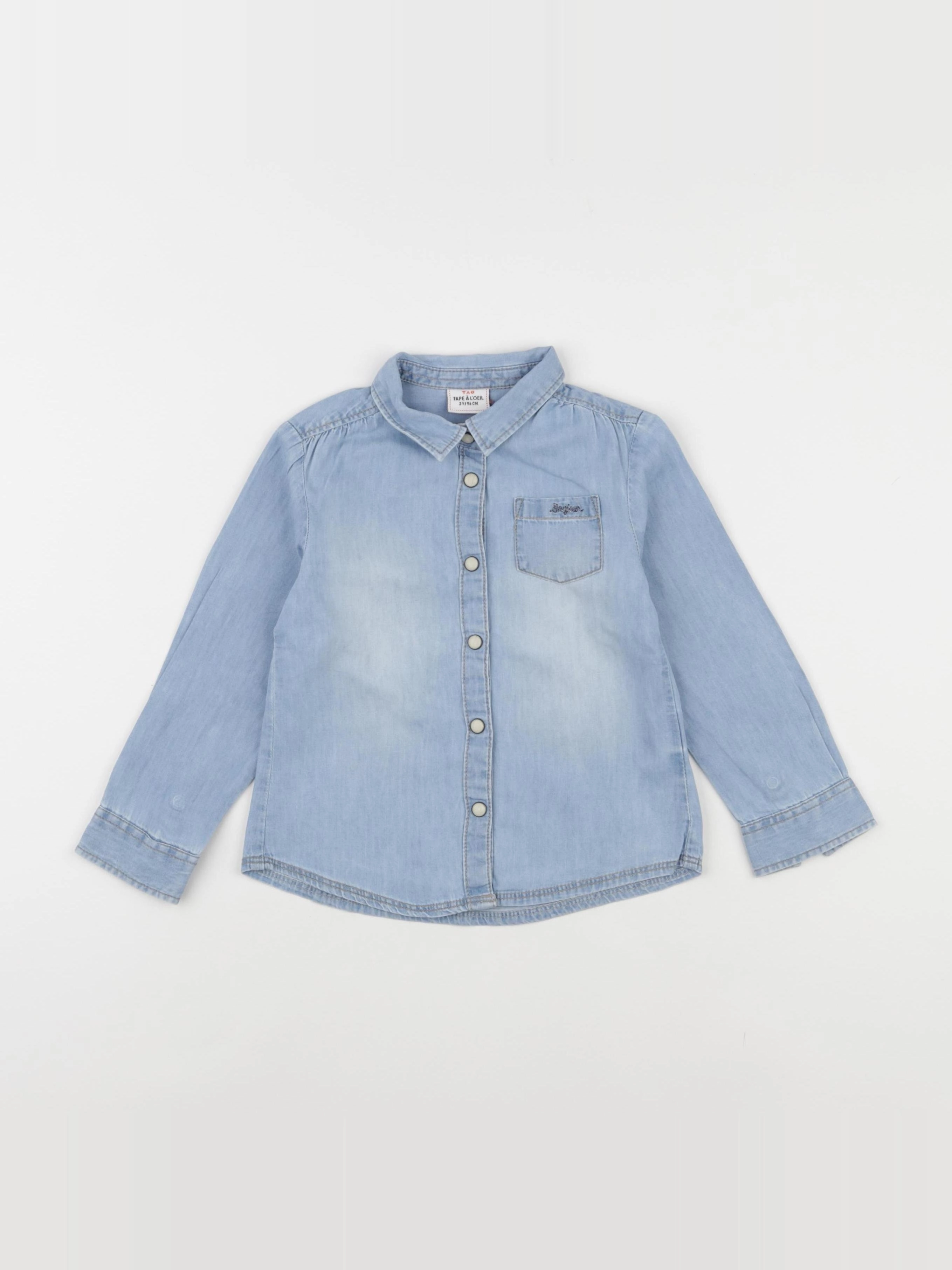 Tape à l'oeil - chemise bleu - 3 ans