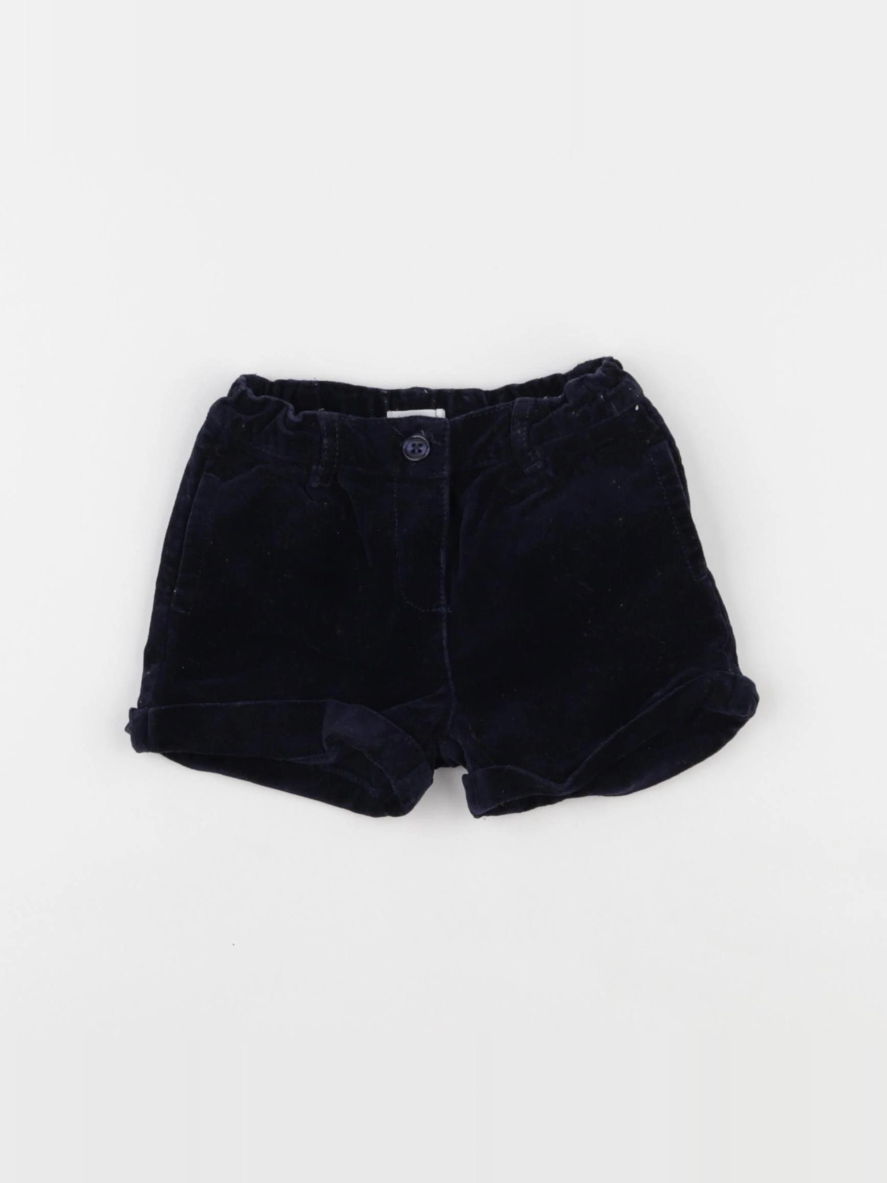 Boutchou - short bleu - 12 mois
