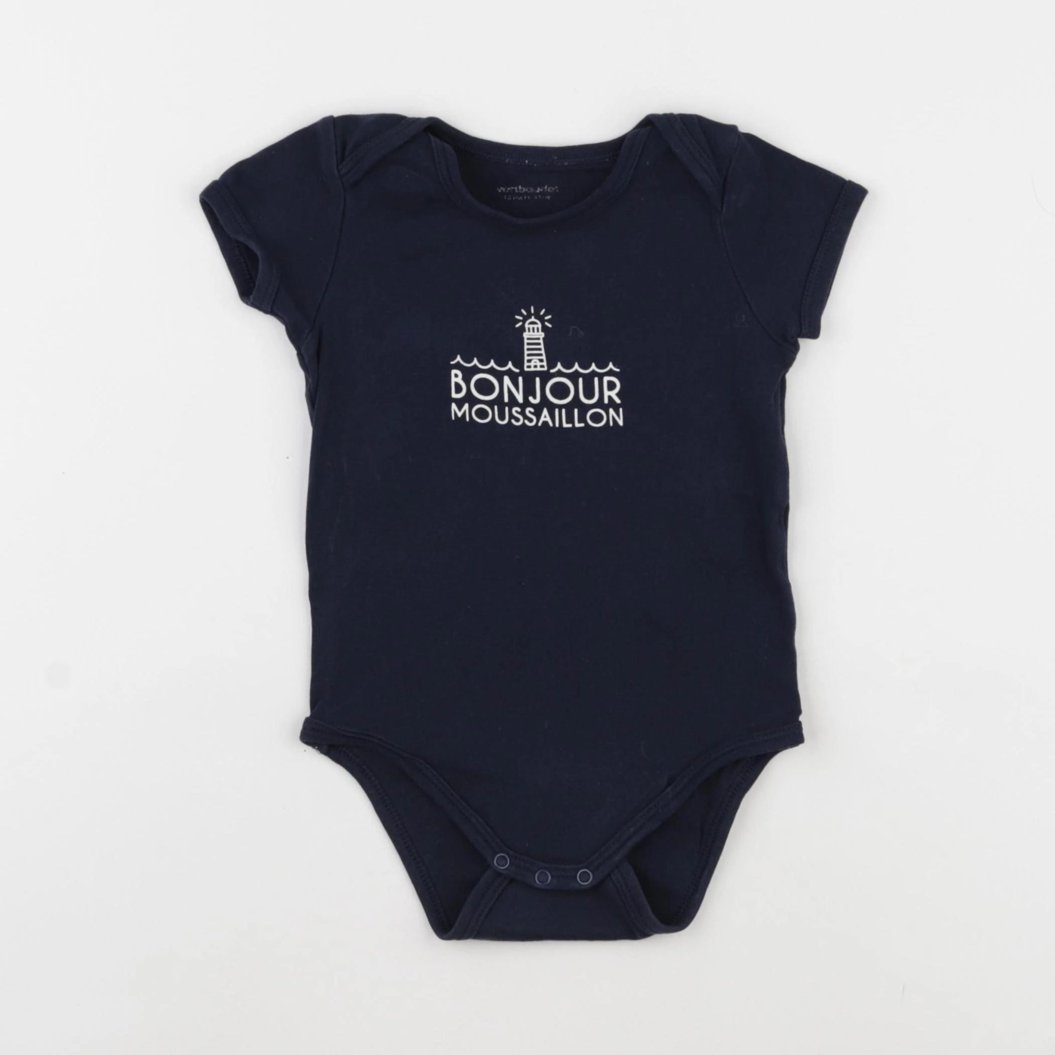 Vertbaudet - body bleu - 18 mois