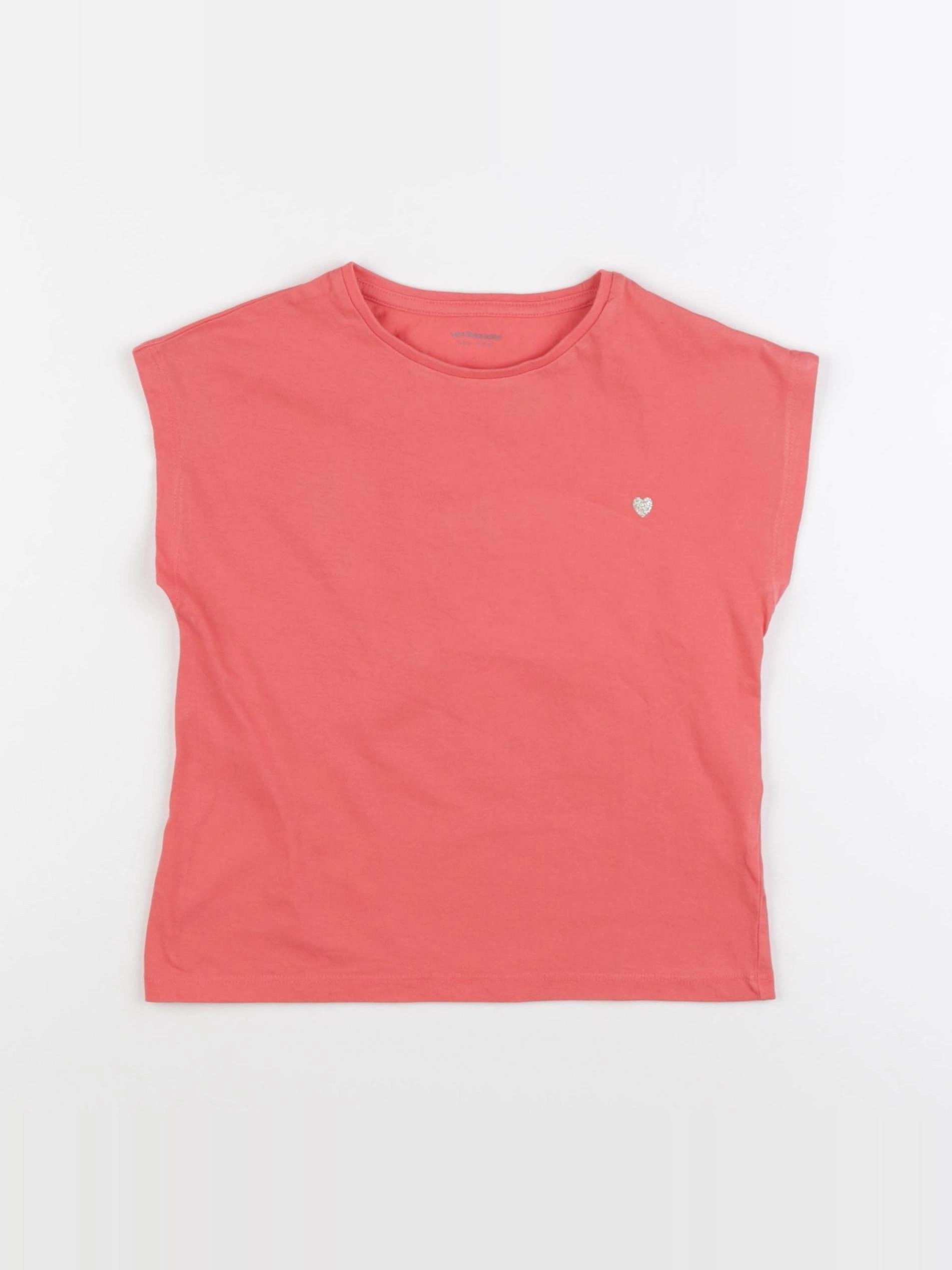 Vertbaudet - tee-shirt rose - 6 ans