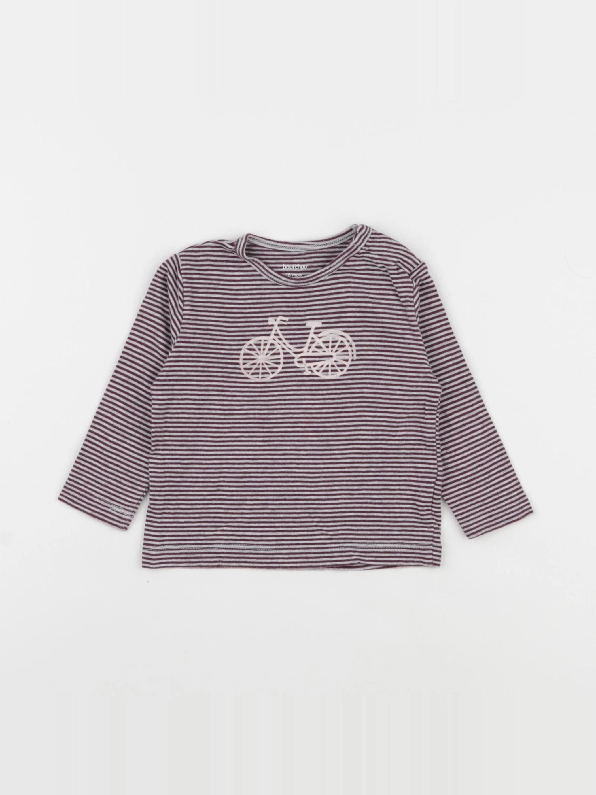 Boutchou - tee-shirt rouge - 6 mois