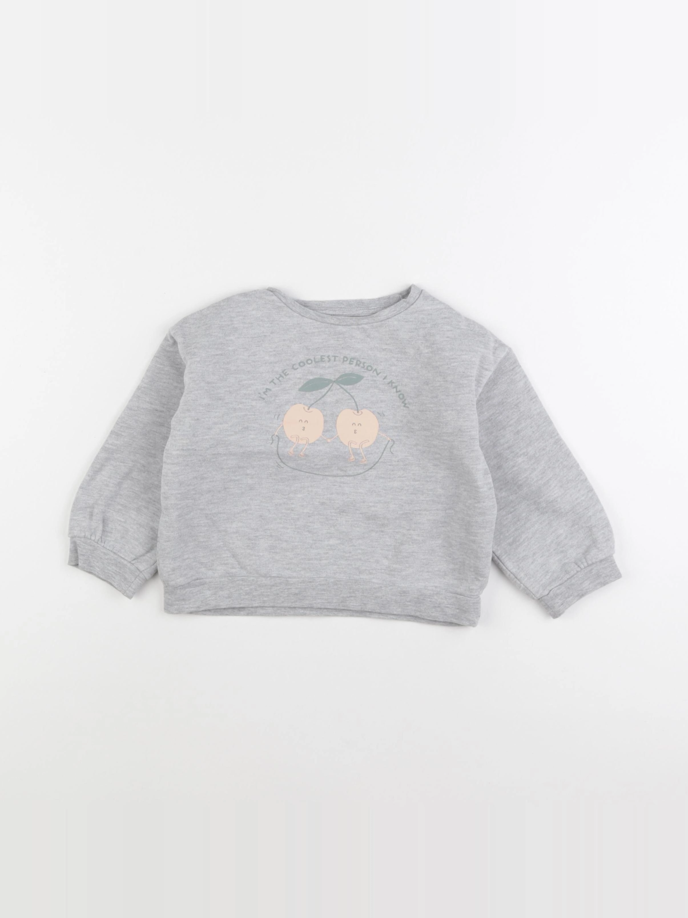 Vertbaudet - sweat gris - 3 ans