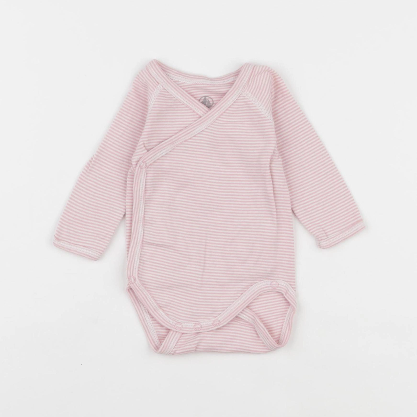 Petit Bateau - body rose - 3 mois
