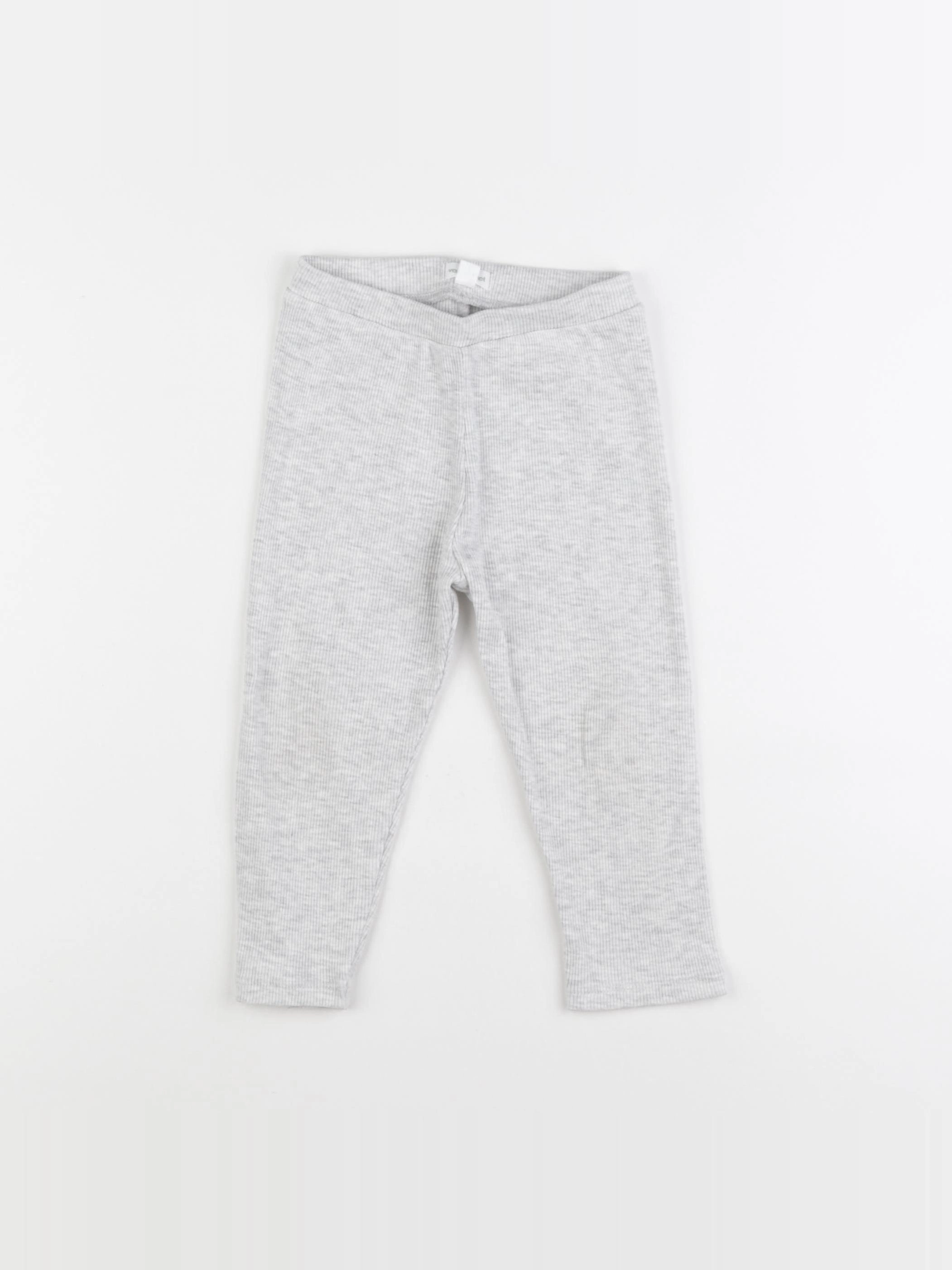 Vertbaudet - legging gris - 24 mois