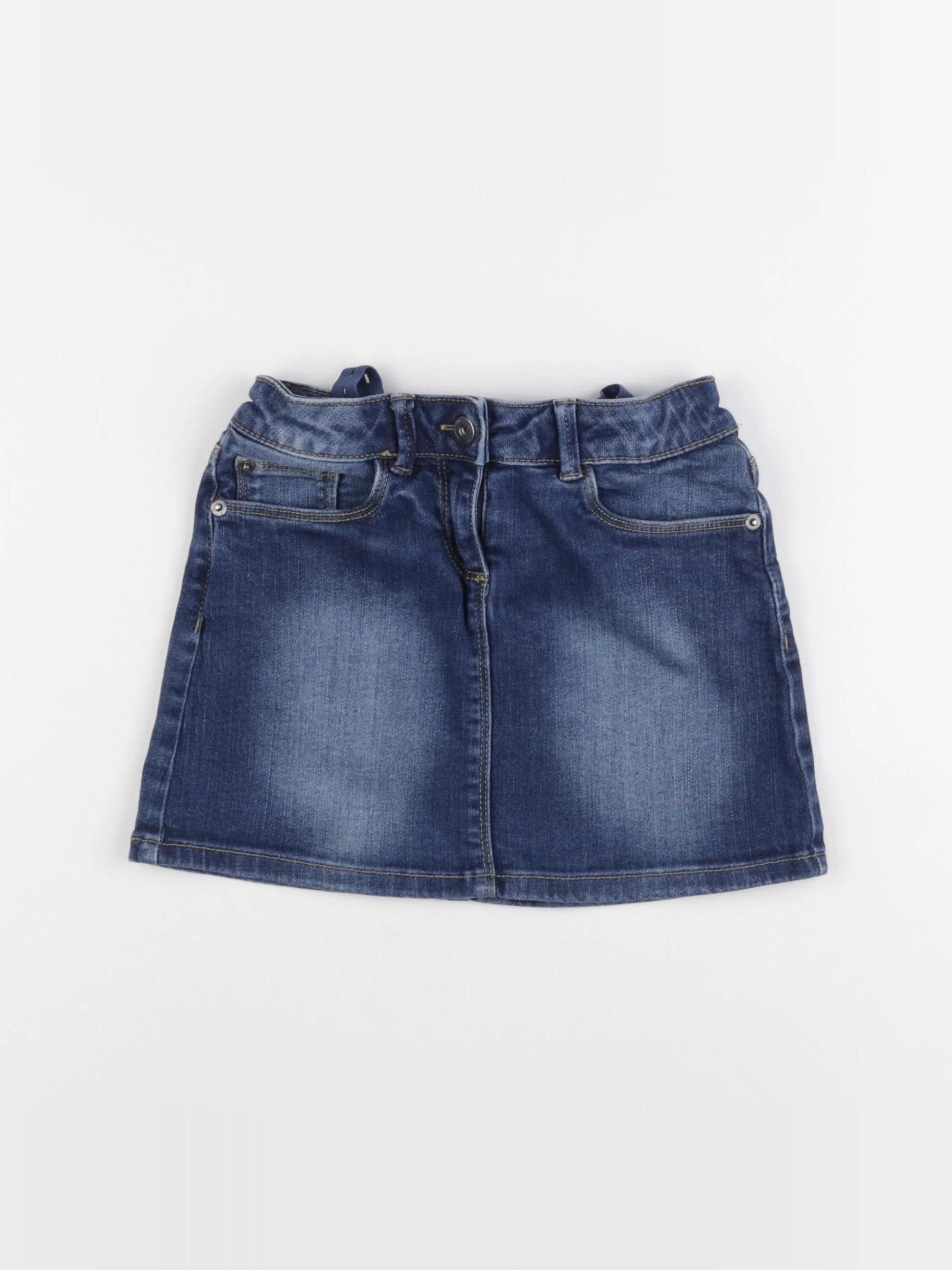 Vertbaudet - jupe bleu - 7 ans