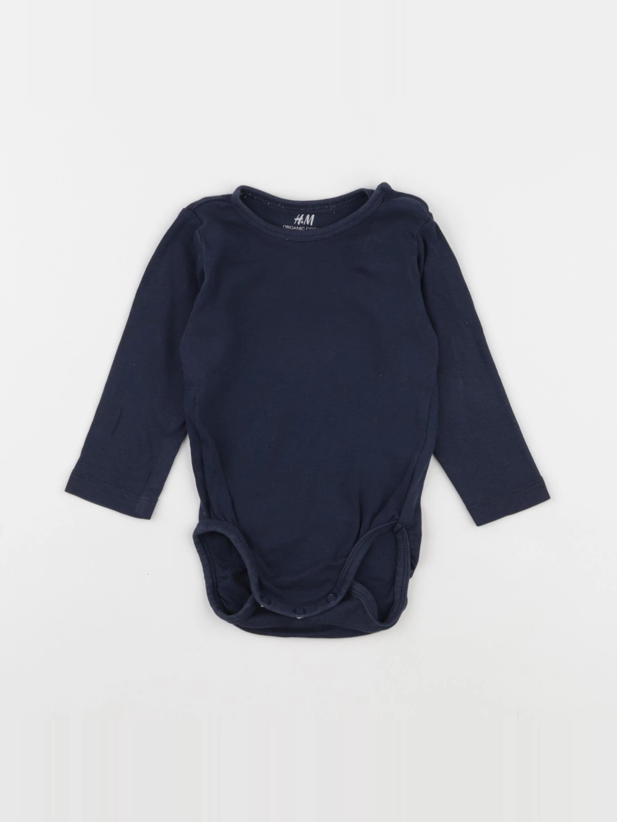 H&M - body bleu - 3/6 mois