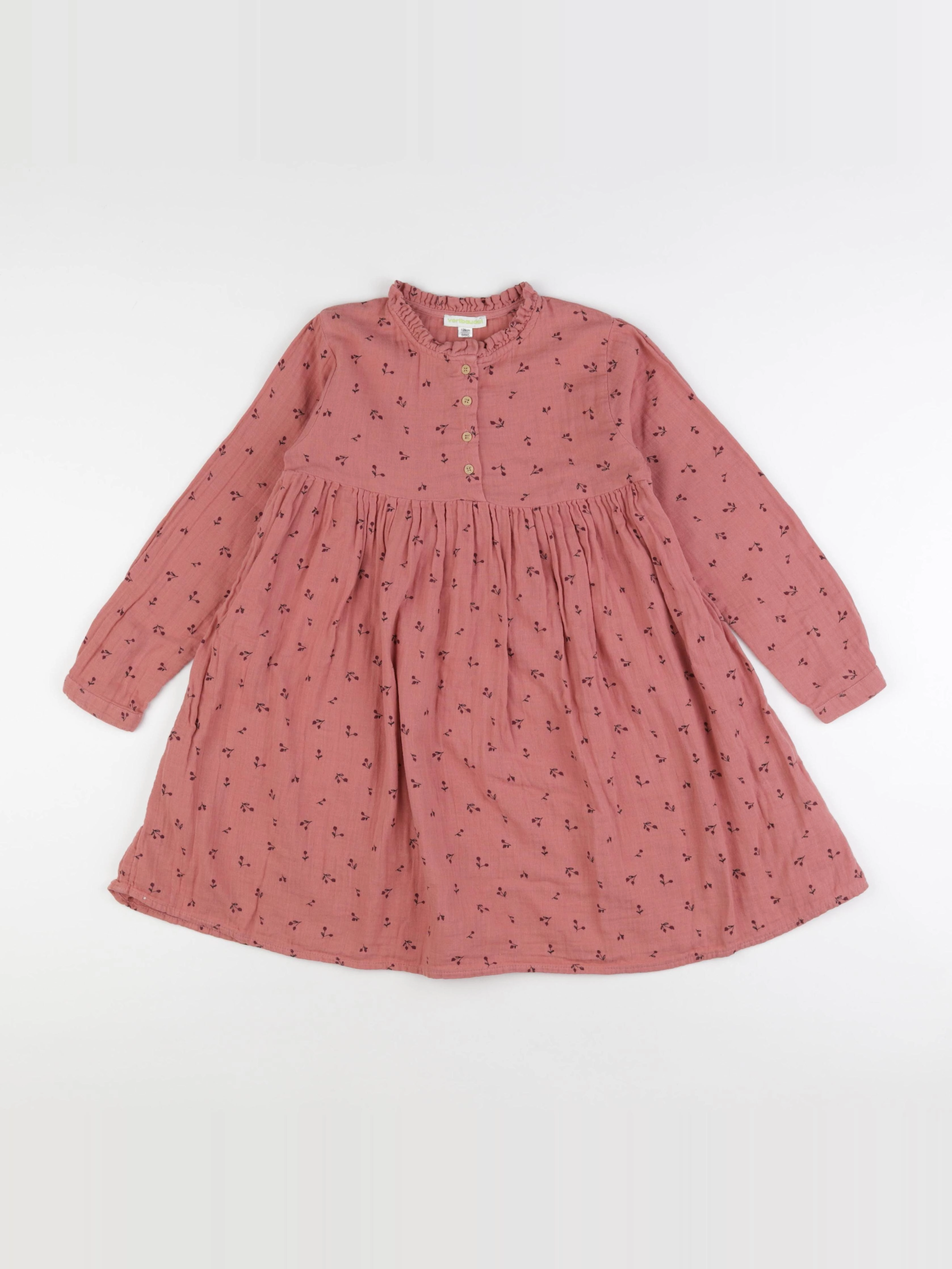 Vertbaudet - robe rose - 8 ans