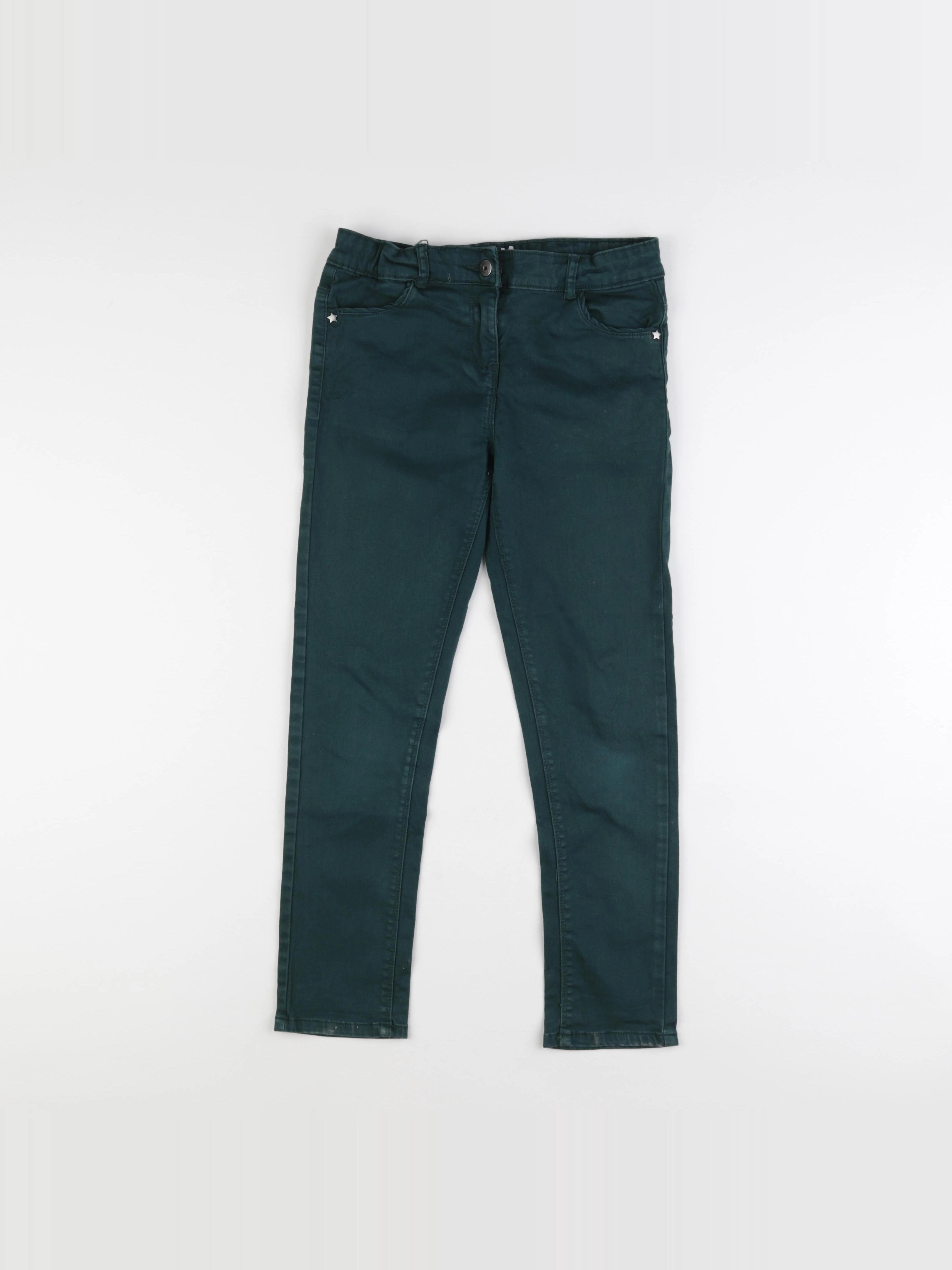 Vertbaudet - jean vert - 9 ans