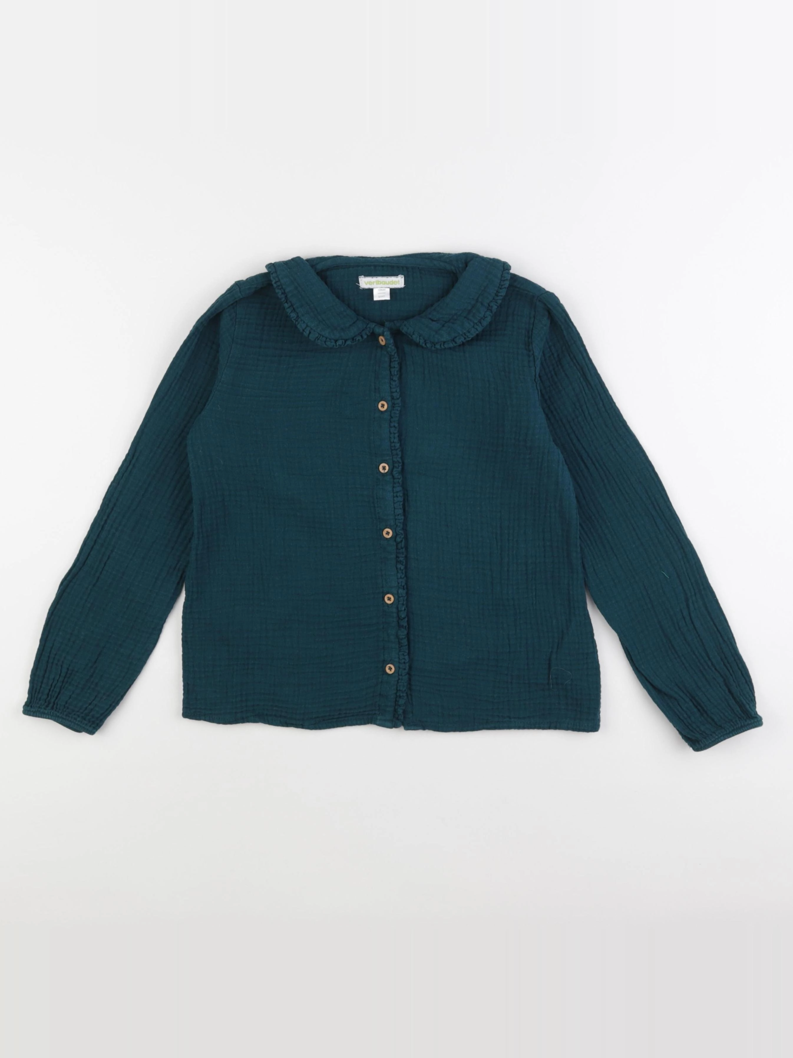 Vertbaudet - blouse vert - 8 ans