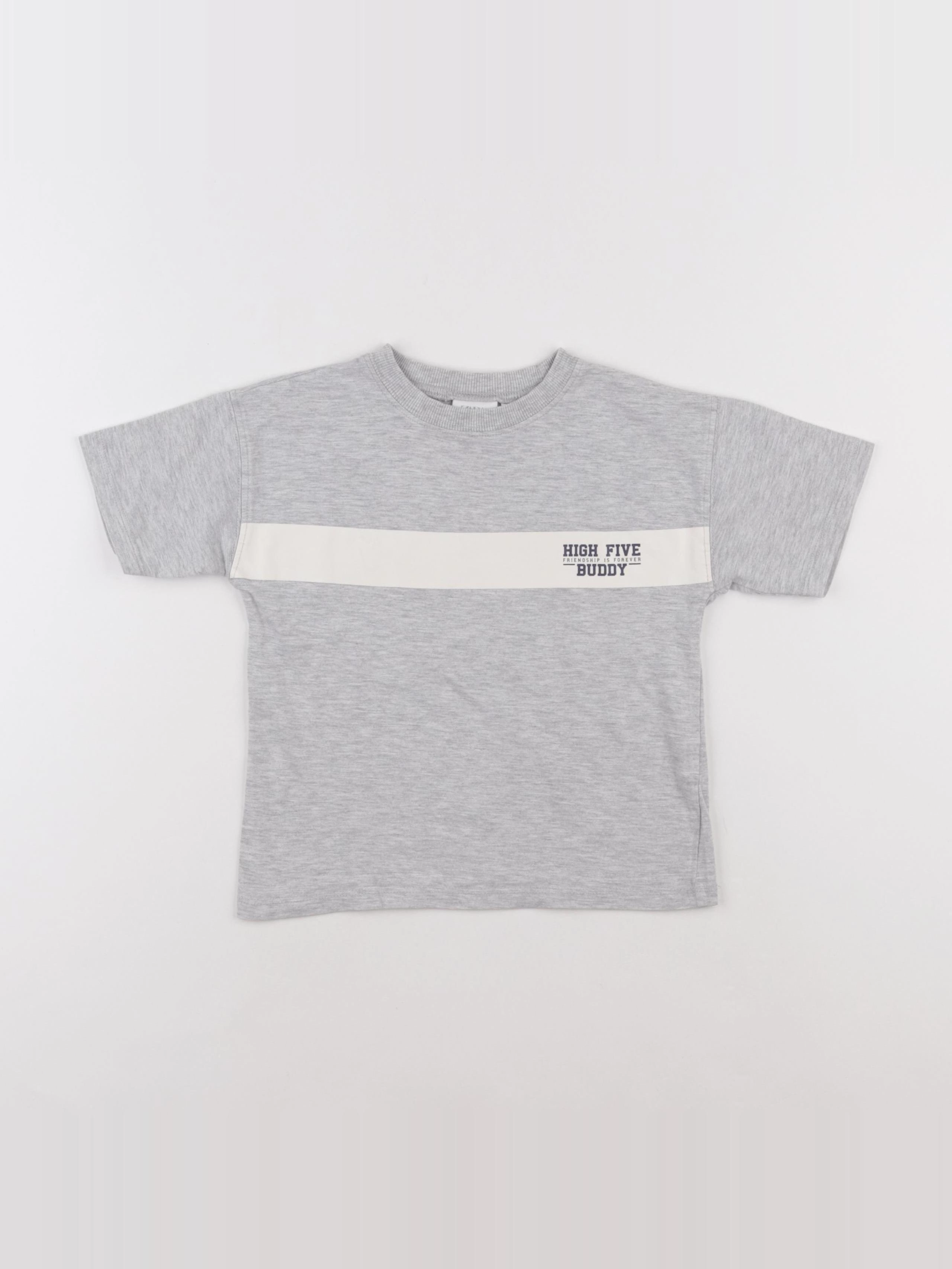 Zara - tee-shirt gris - 2/3 ans