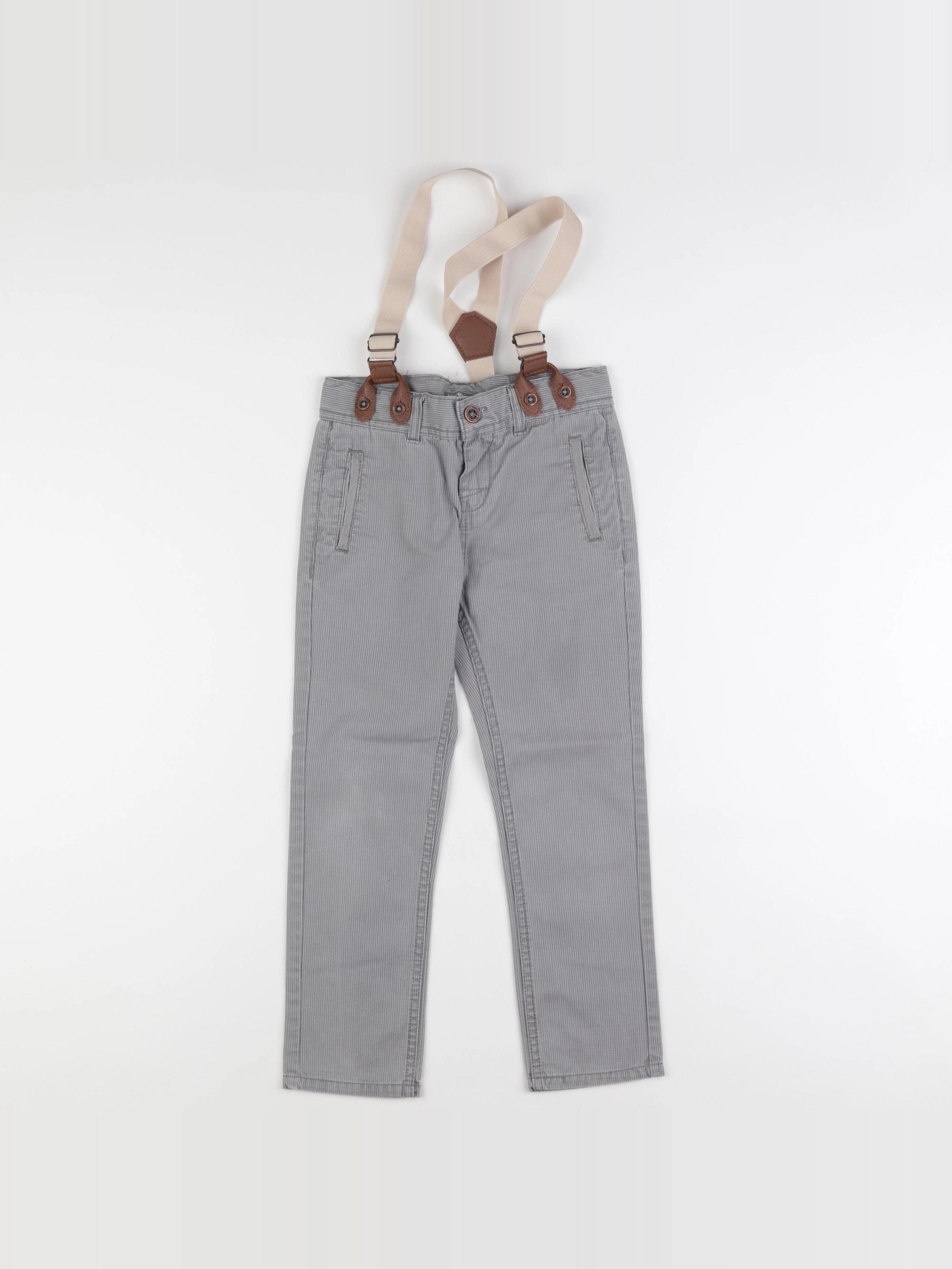Vertbaudet - pantalon gris - 6 ans