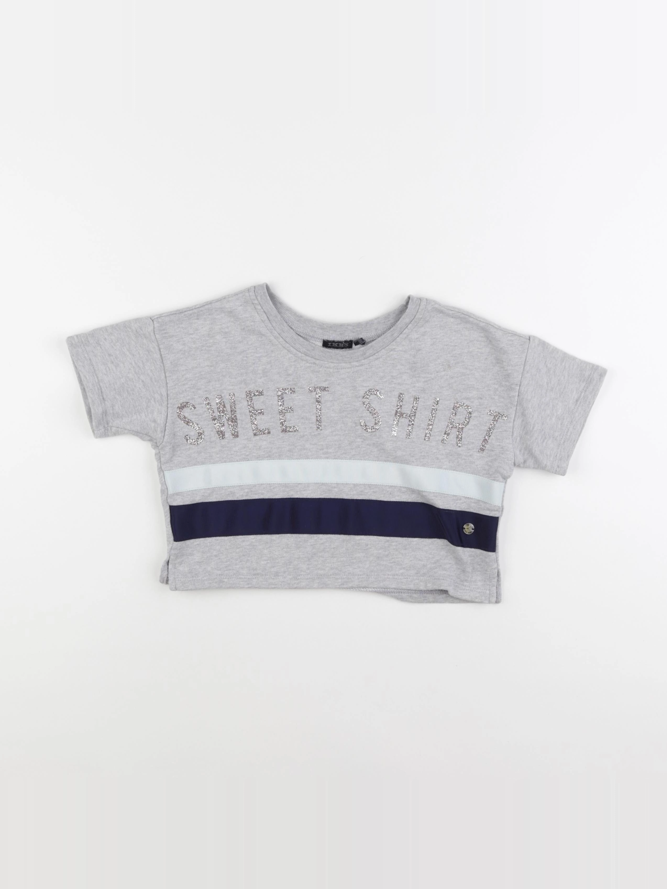 IKKS - sweat gris - 6 ans