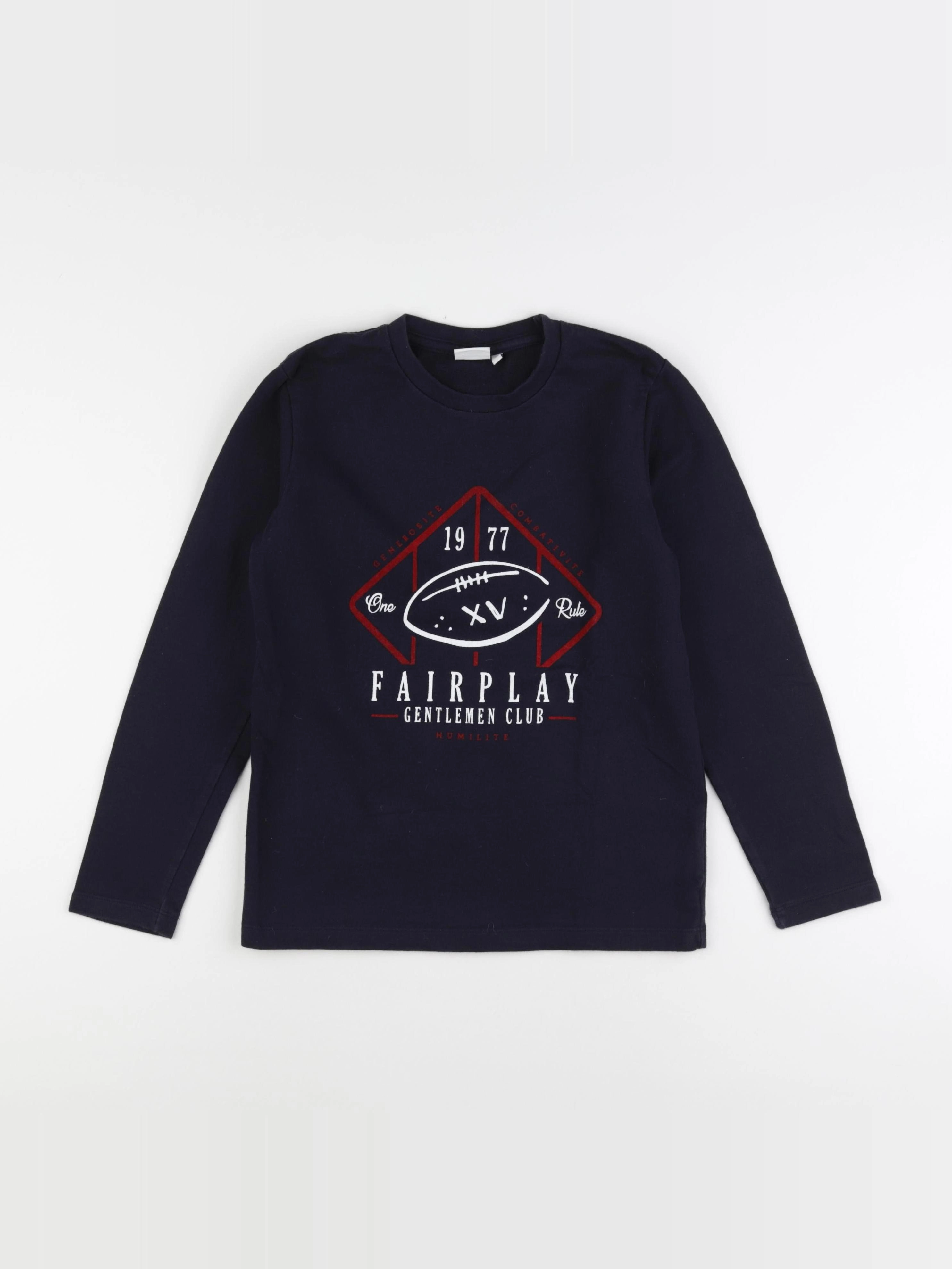 Cyrillus - tee-shirt bleu - 10 ans