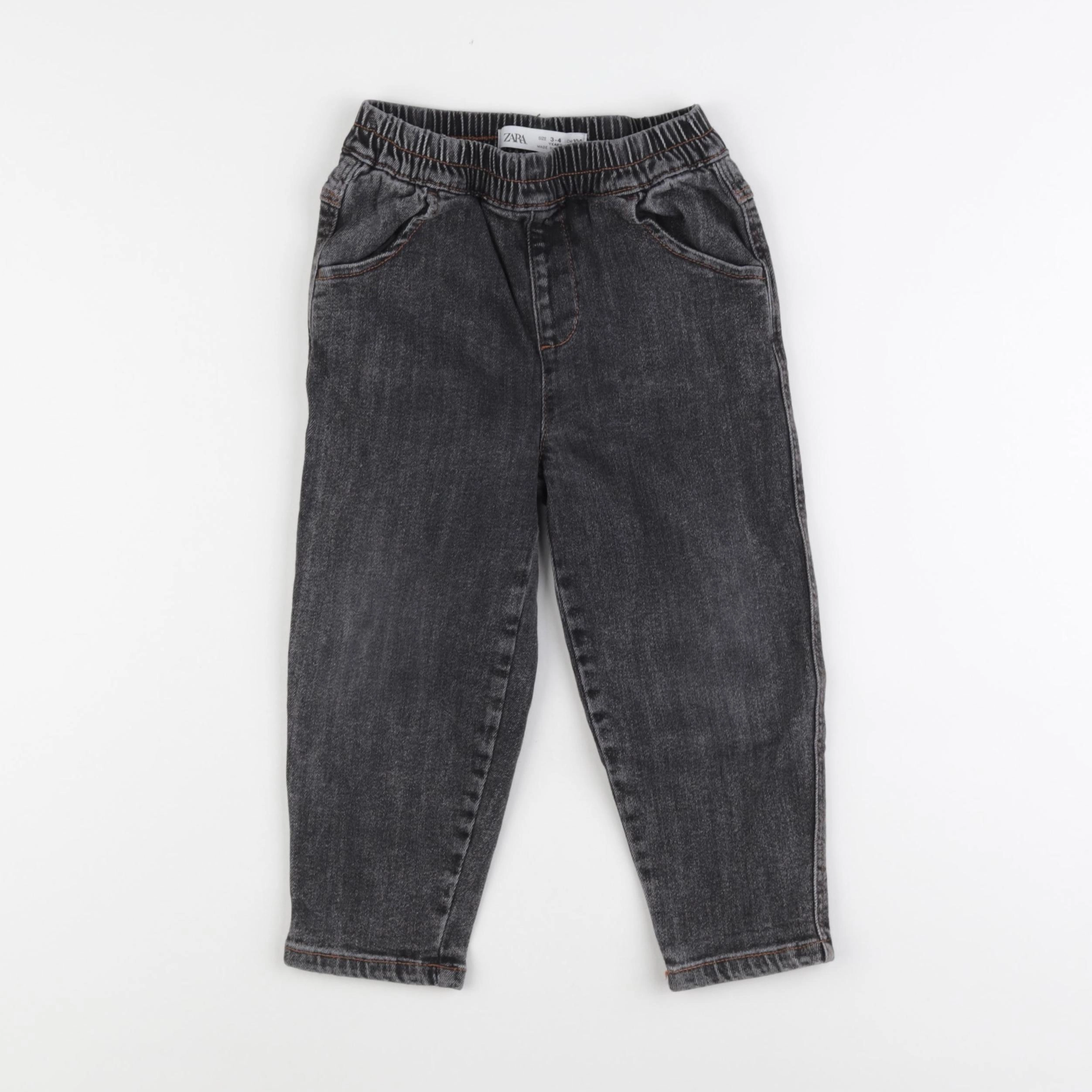 Zara - jegging gris - 3/4 ans