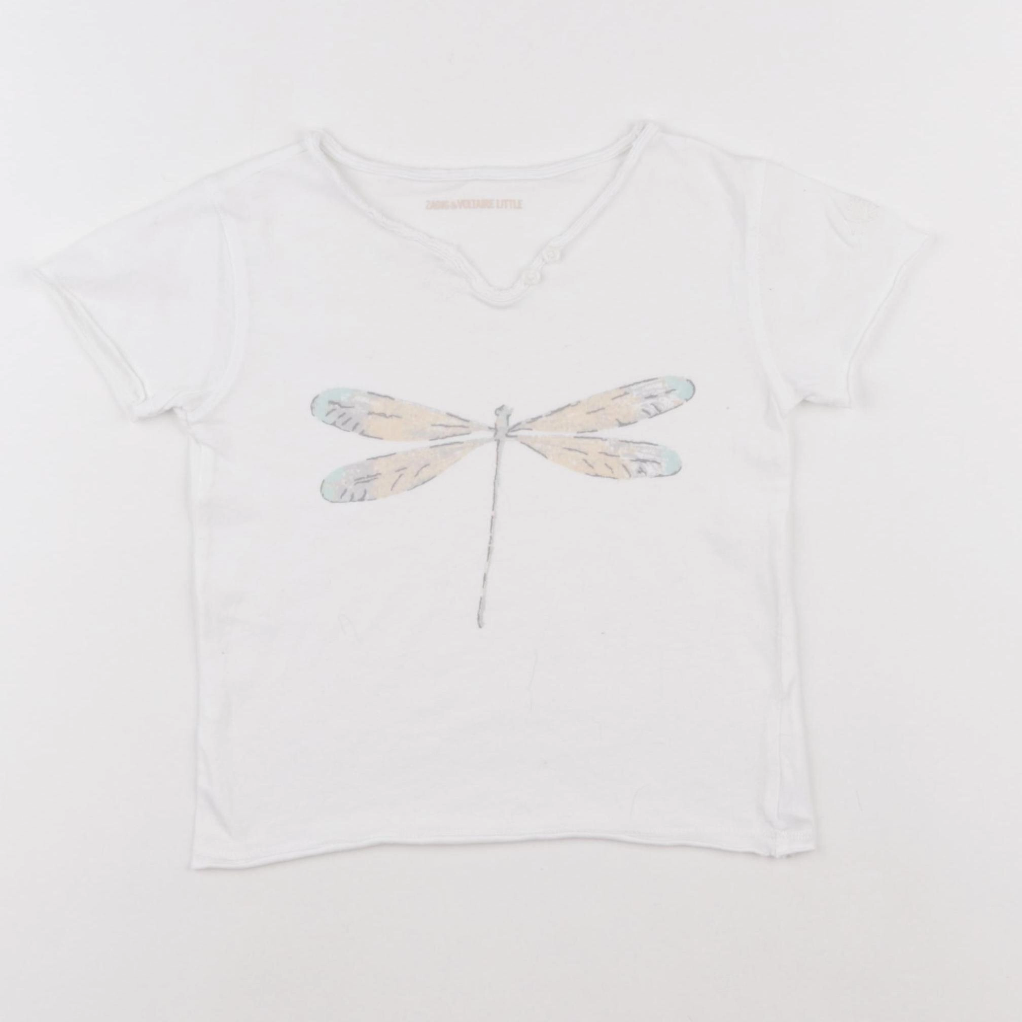 Zadig & Voltaire - tee-shirt blanc - 3 ans