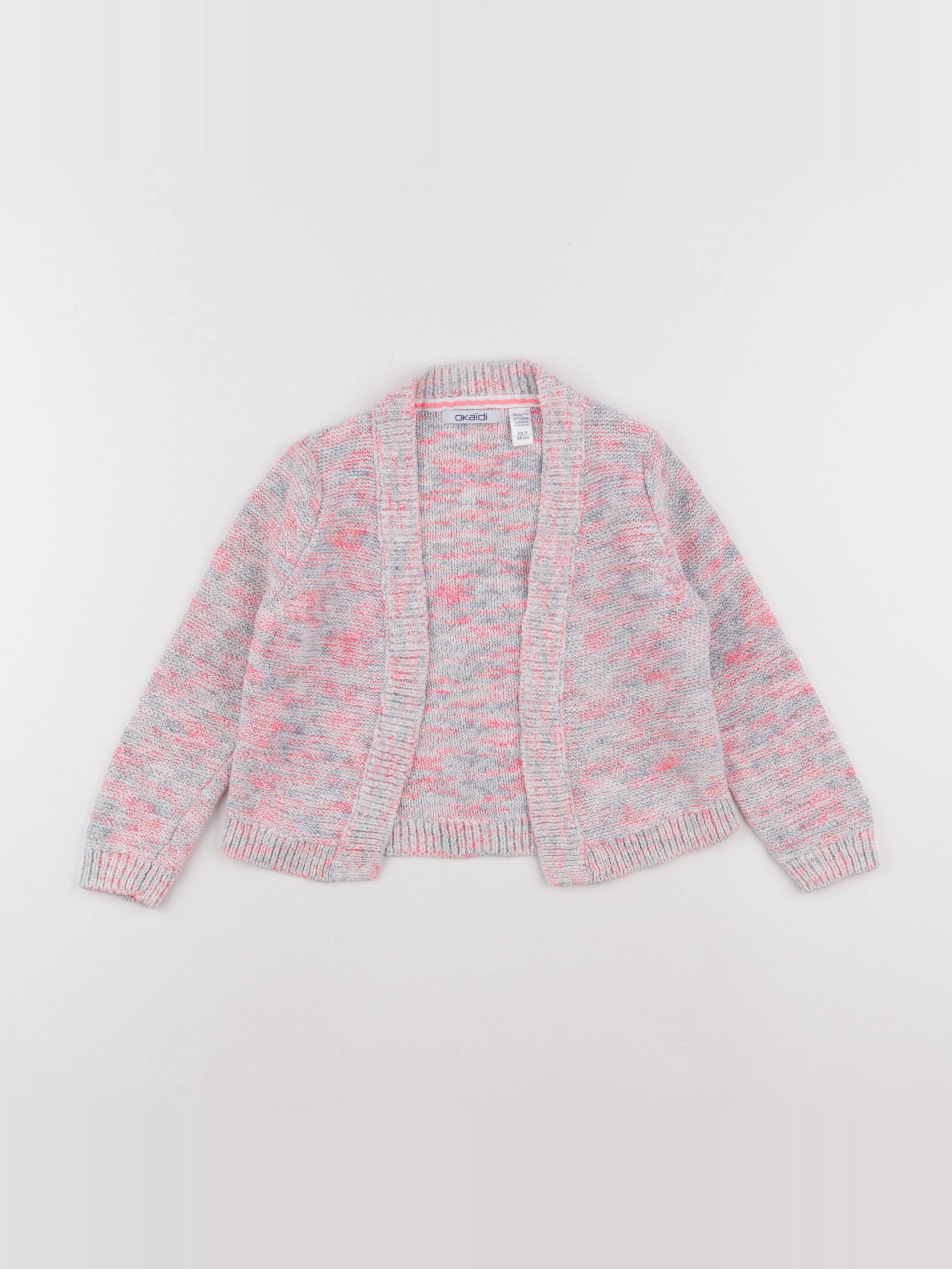 Okaidi - gilet multicolore - 3 ans