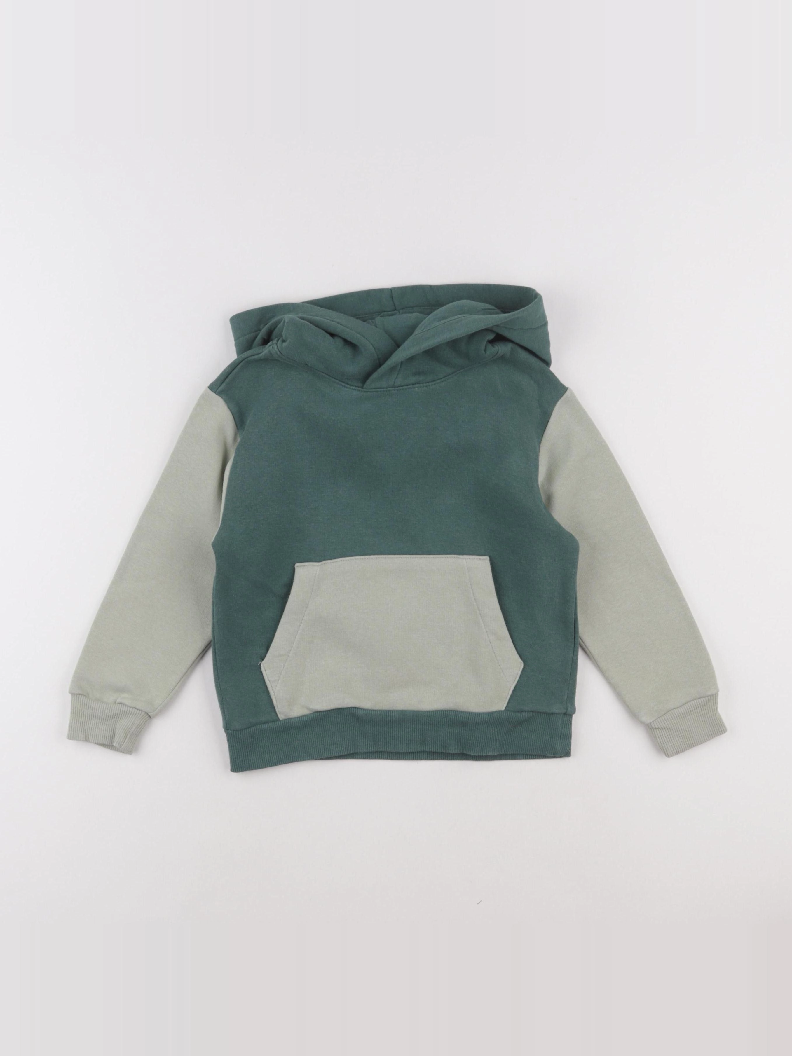 H&M - sweat vert - 2/4 ans