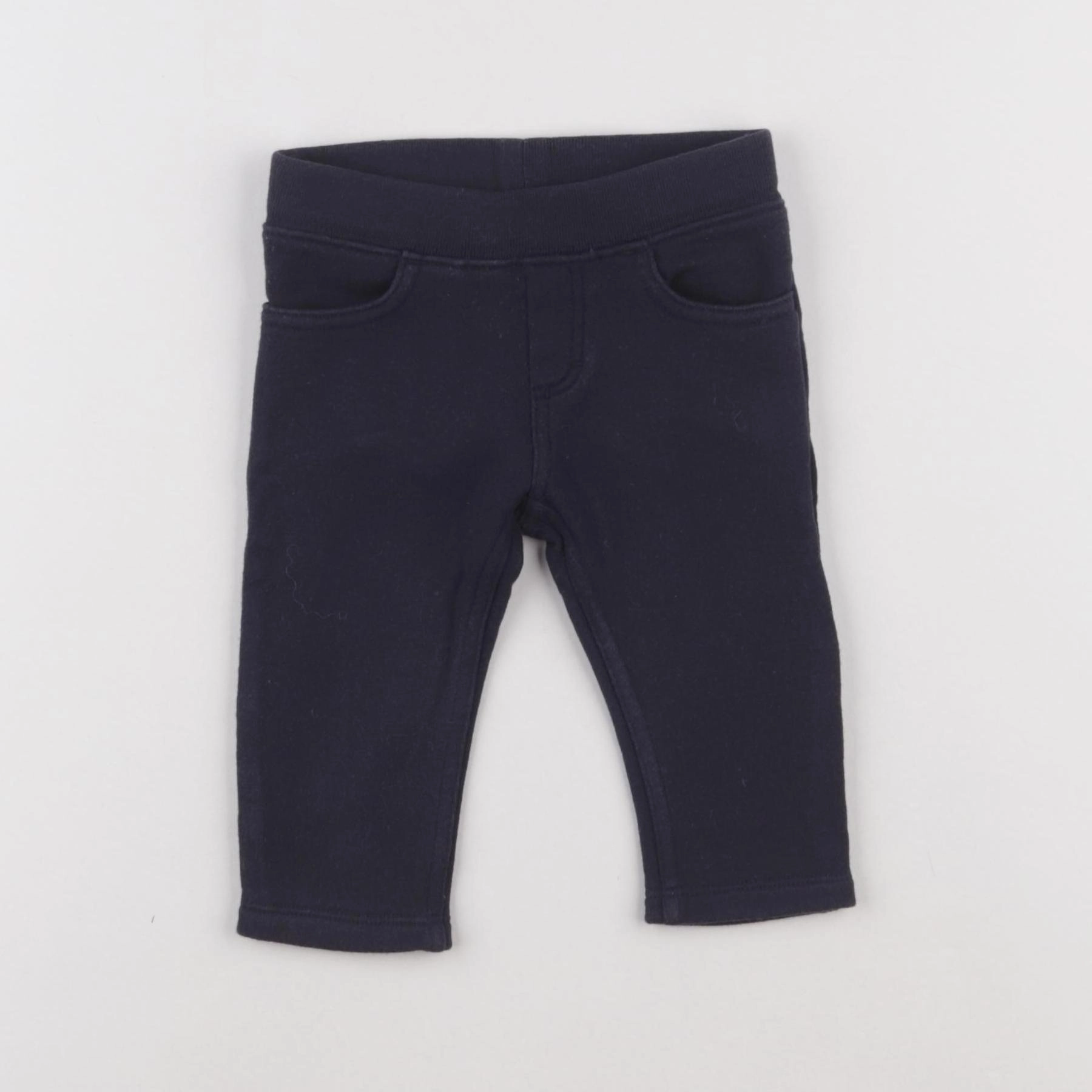 Petit Bateau - jegging bleu - 3 mois