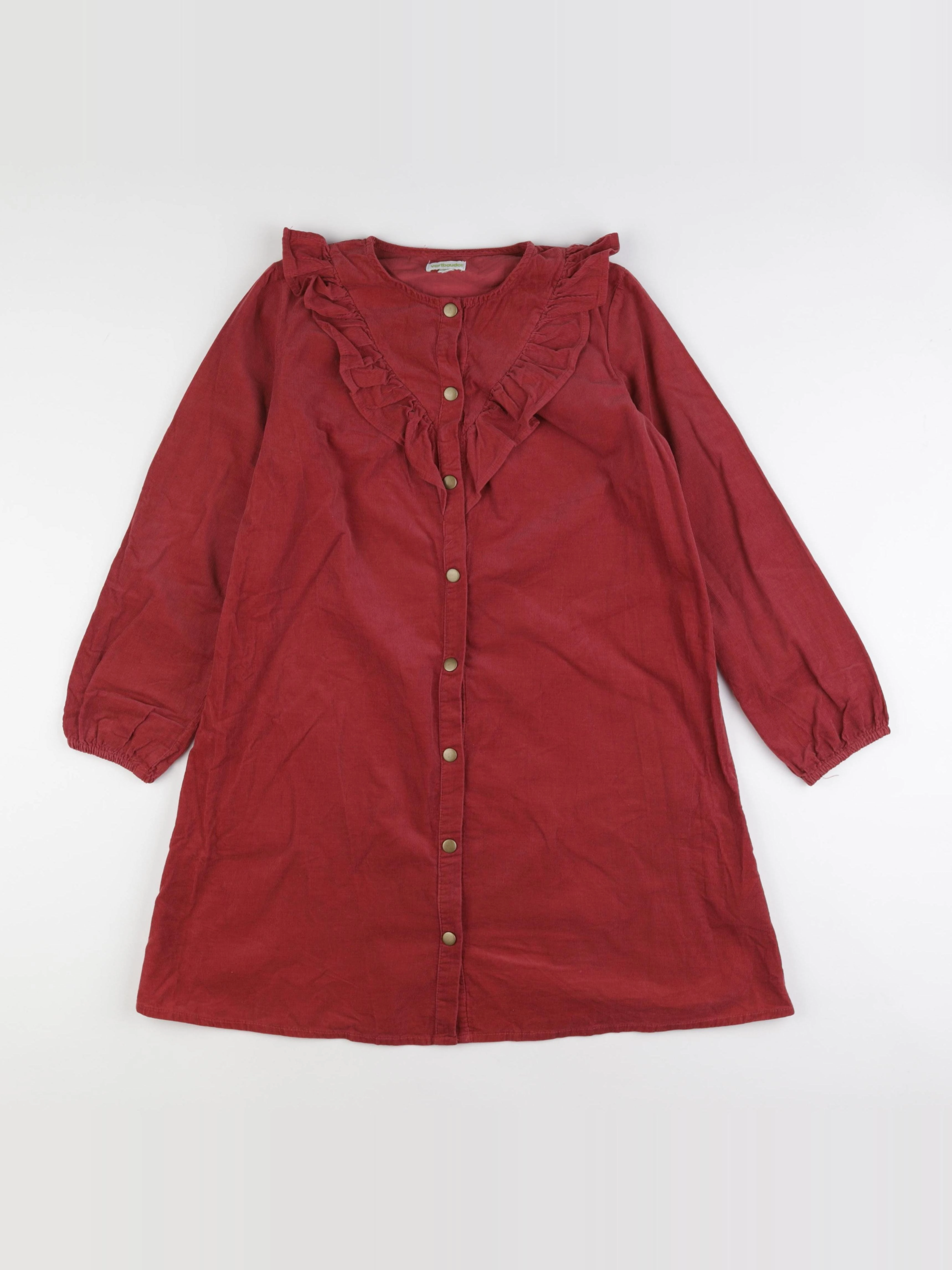 Vertbaudet - robe rouge - 12 ans
