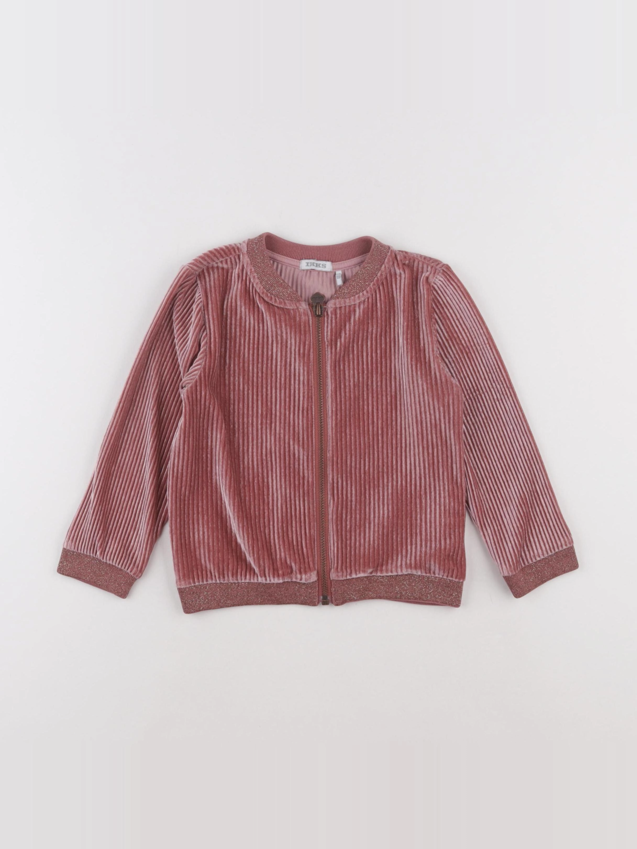 IKKS - sweat rose - 2 ans