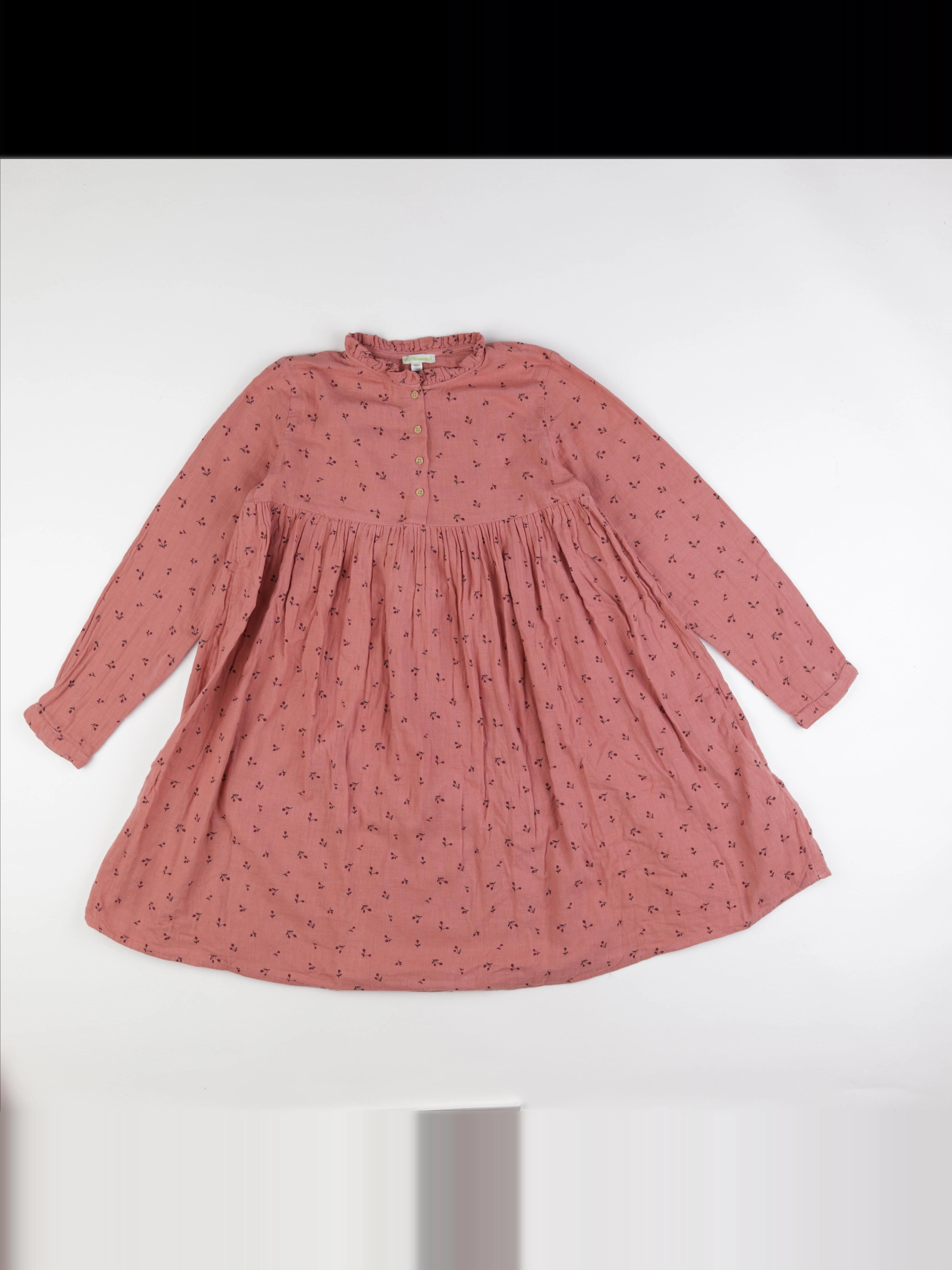 Vertbaudet - robe orange - 12 ans