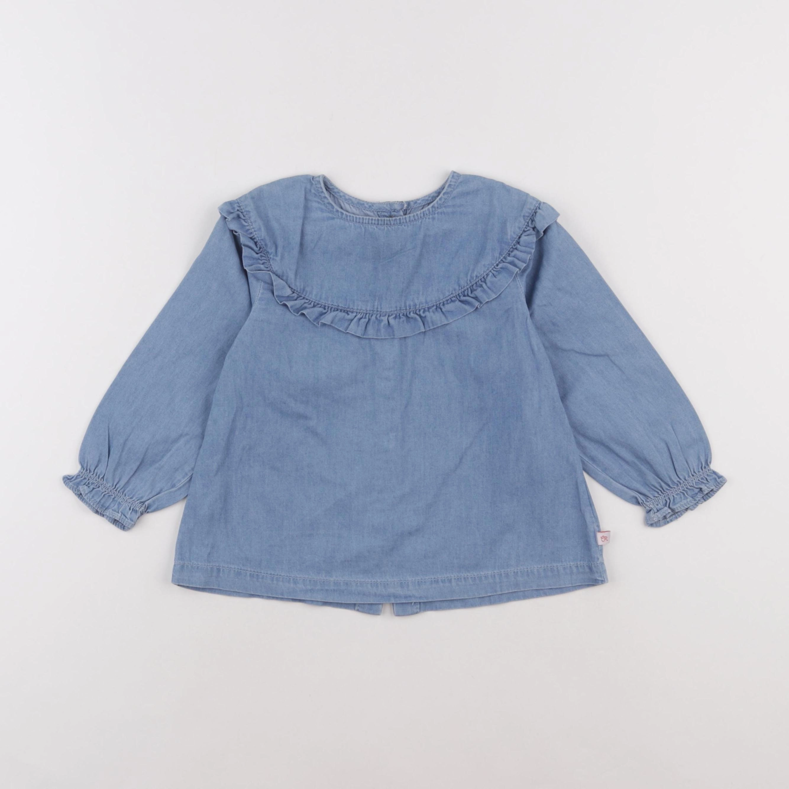 Cadet Rousselle - blouse bleu - 24 mois