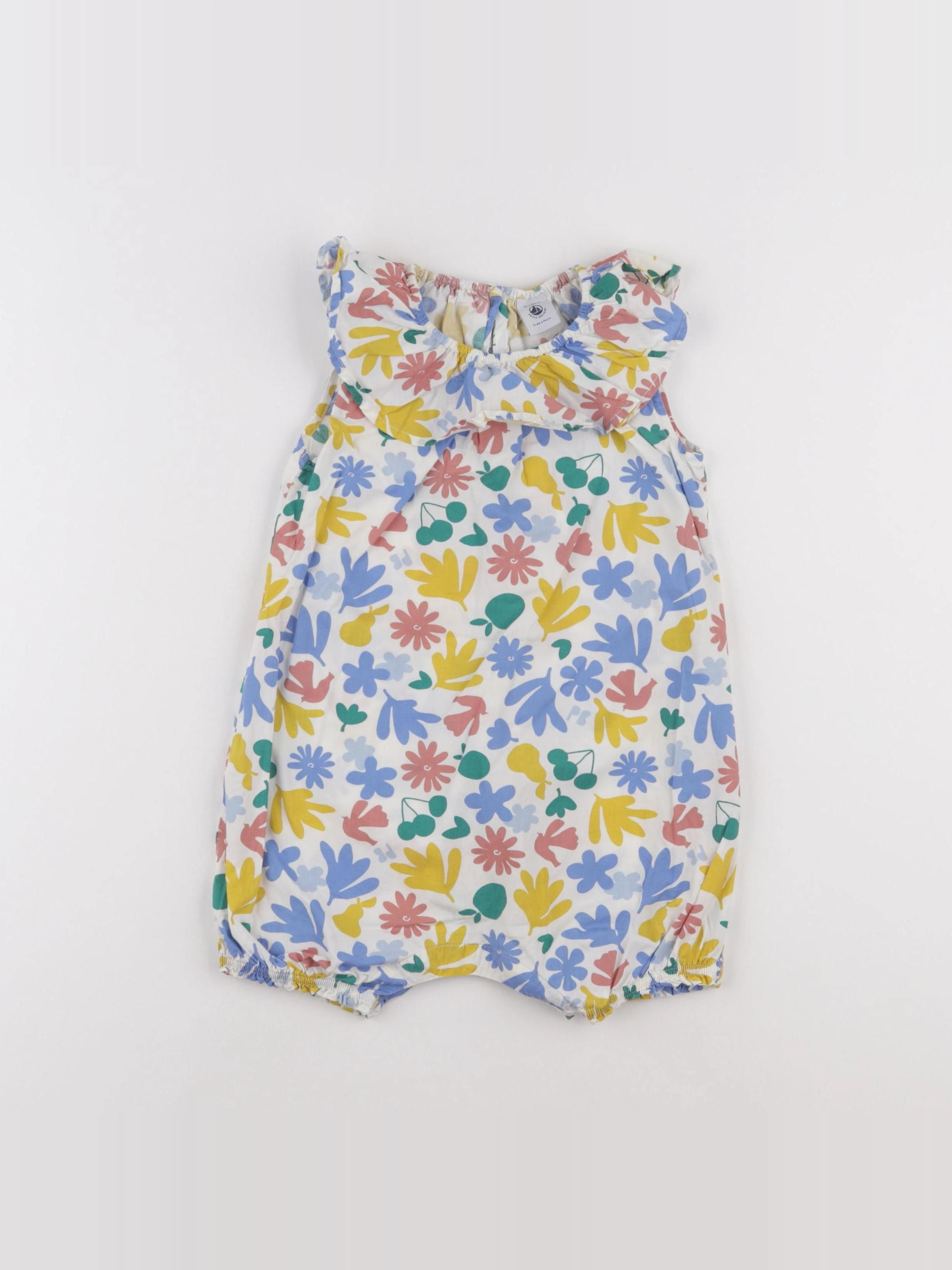 Petit Bateau - combinaison multicolore - 24 mois