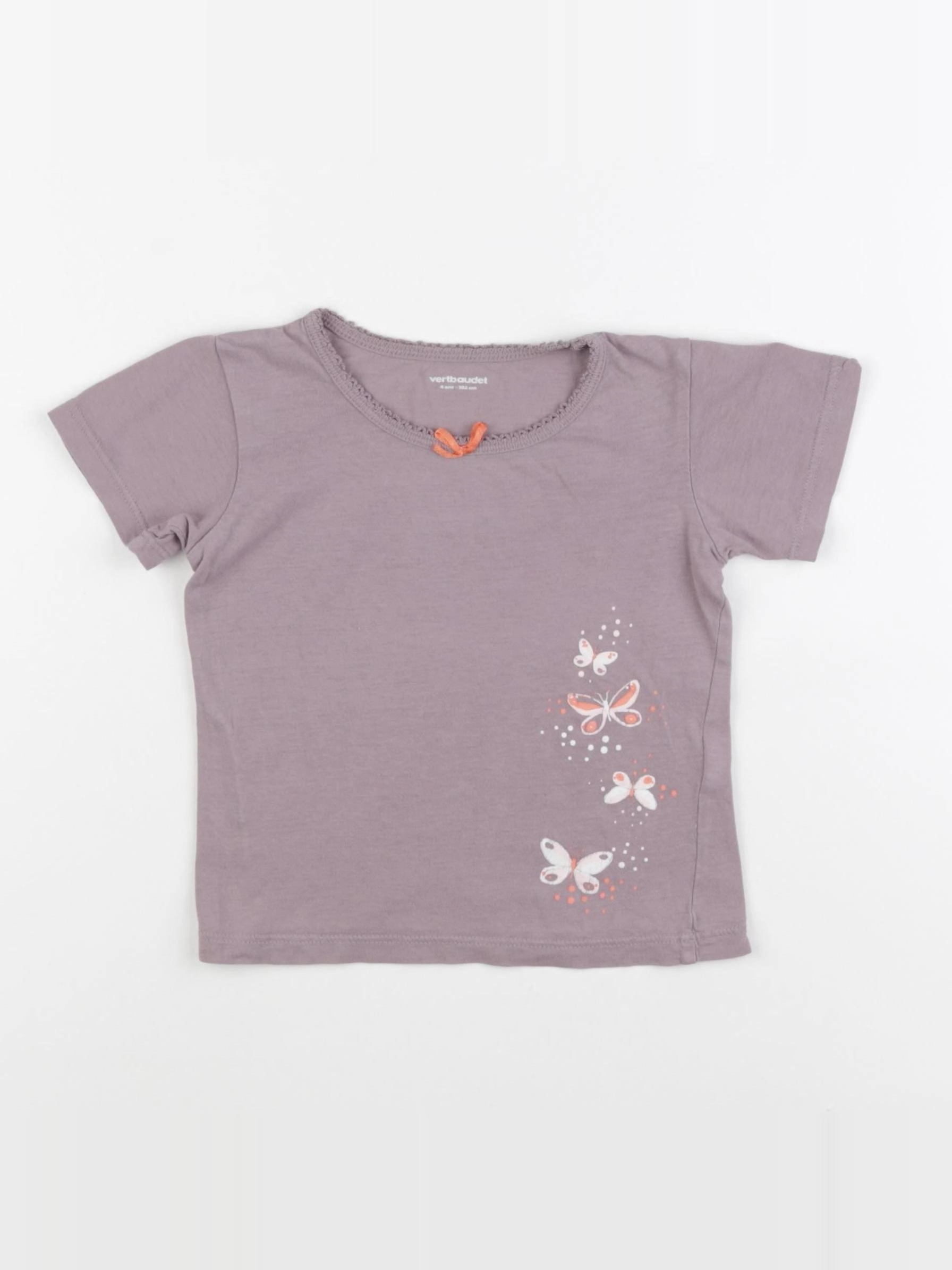 Vertbaudet - maillot de corps violet - 4 ans