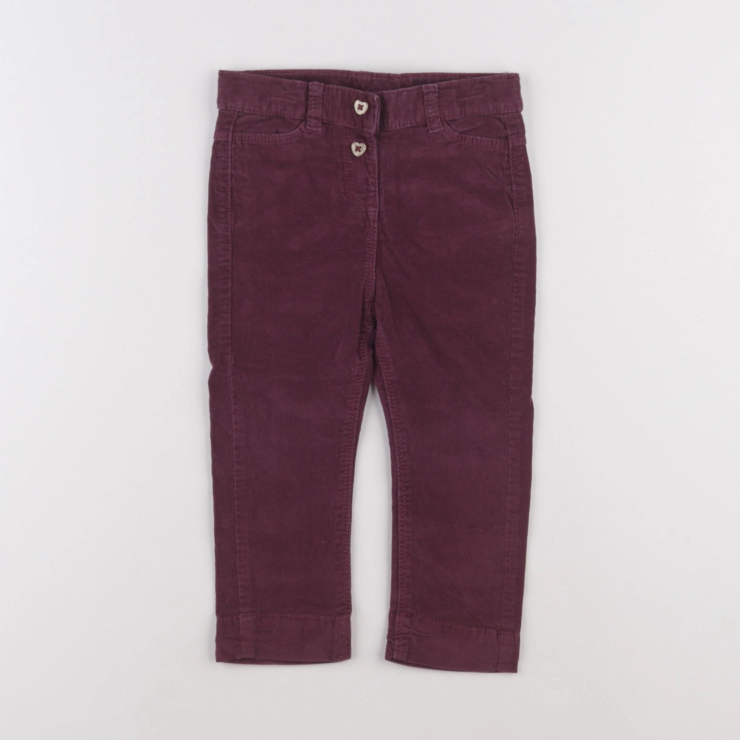 Tape à l'oeil - pantalon violet - 24 mois