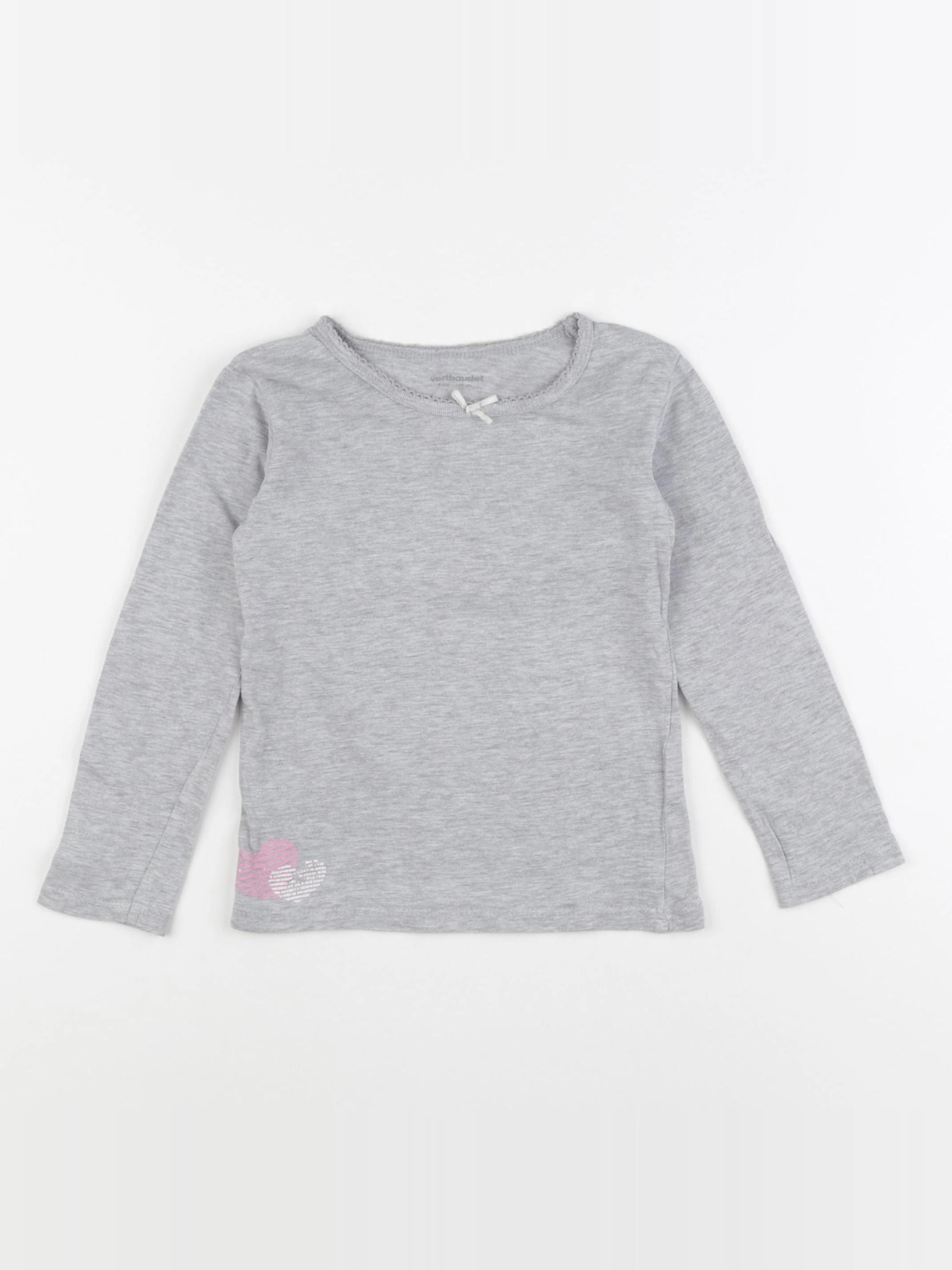 Vertbaudet - maillot de corps gris - 5 ans