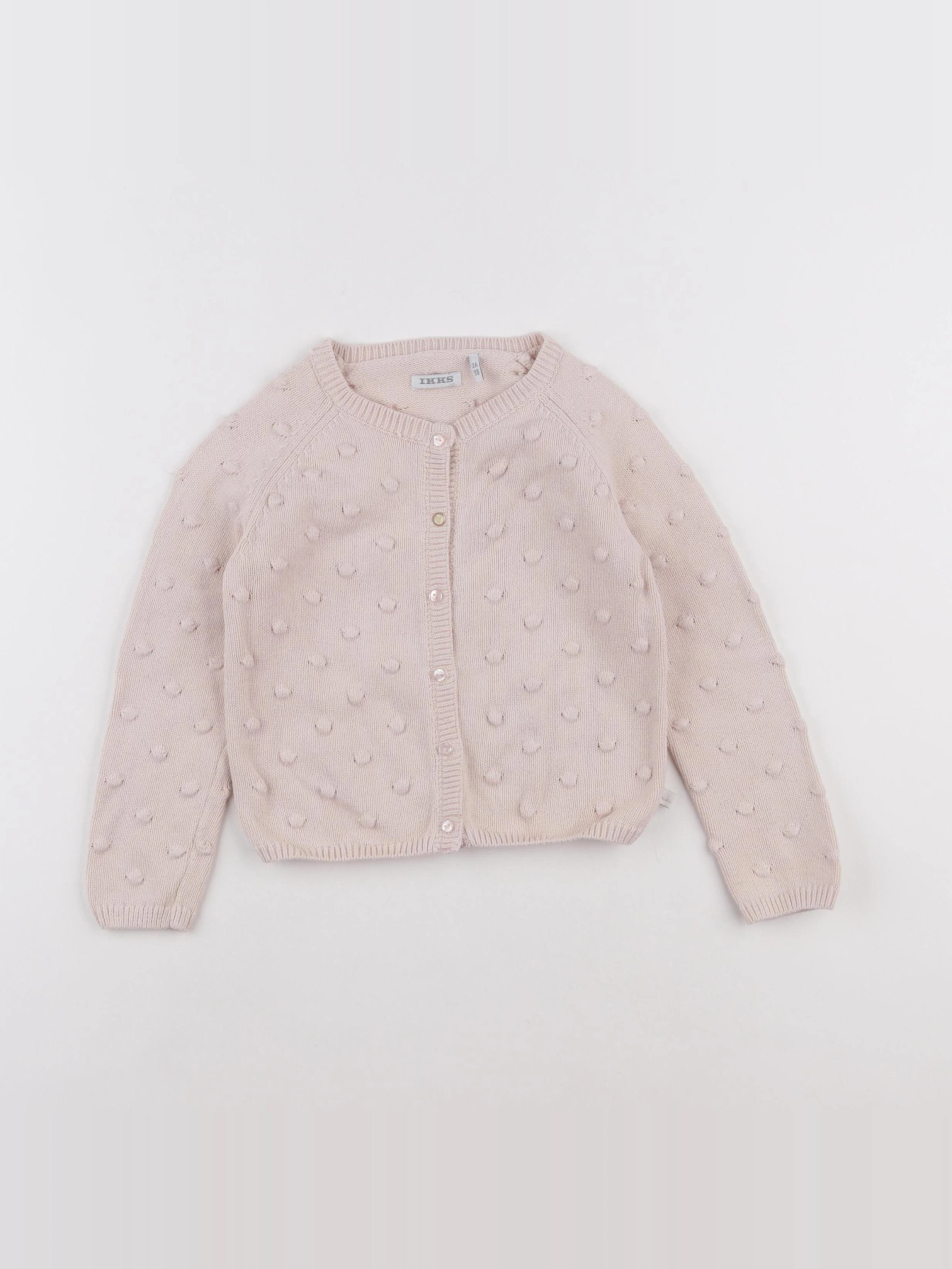 IKKS - gilet rose - 3 ans