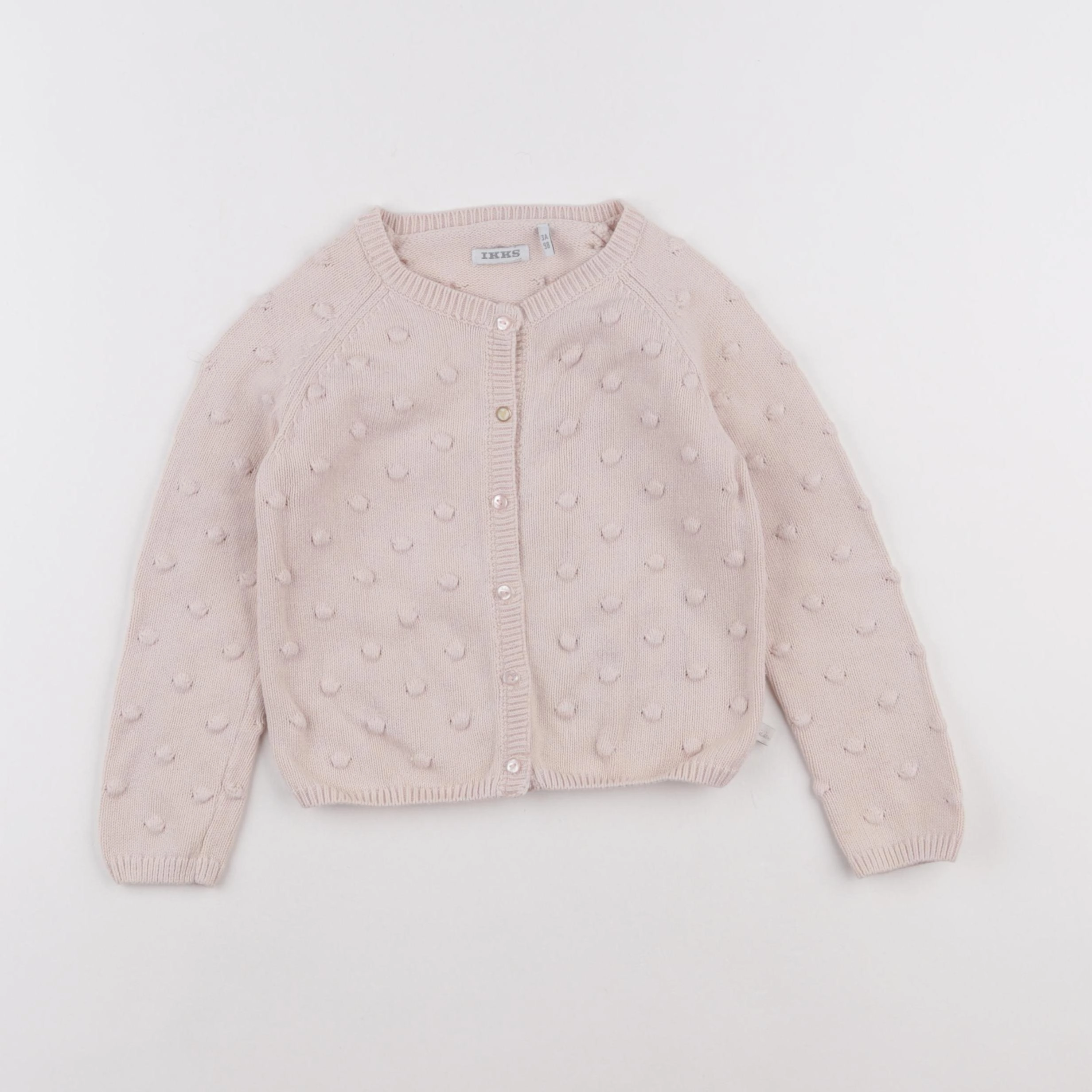 IKKS - gilet rose - 3 ans