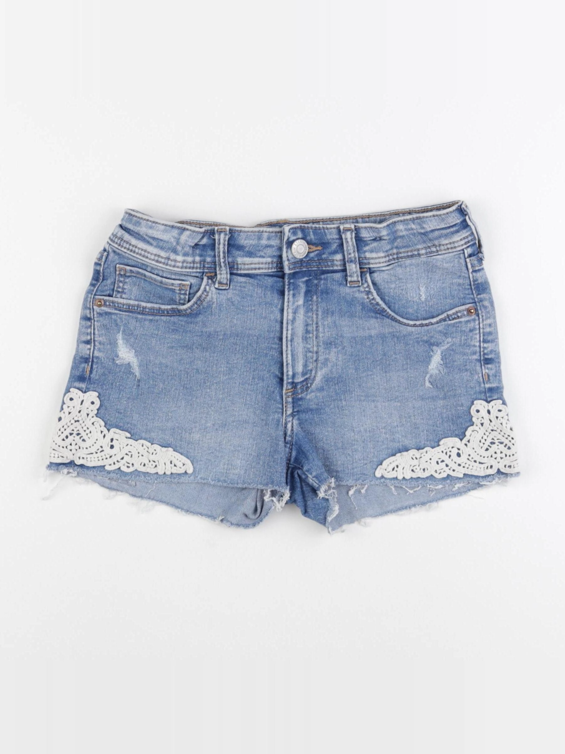 H&M - short bleu - 11/12 ans