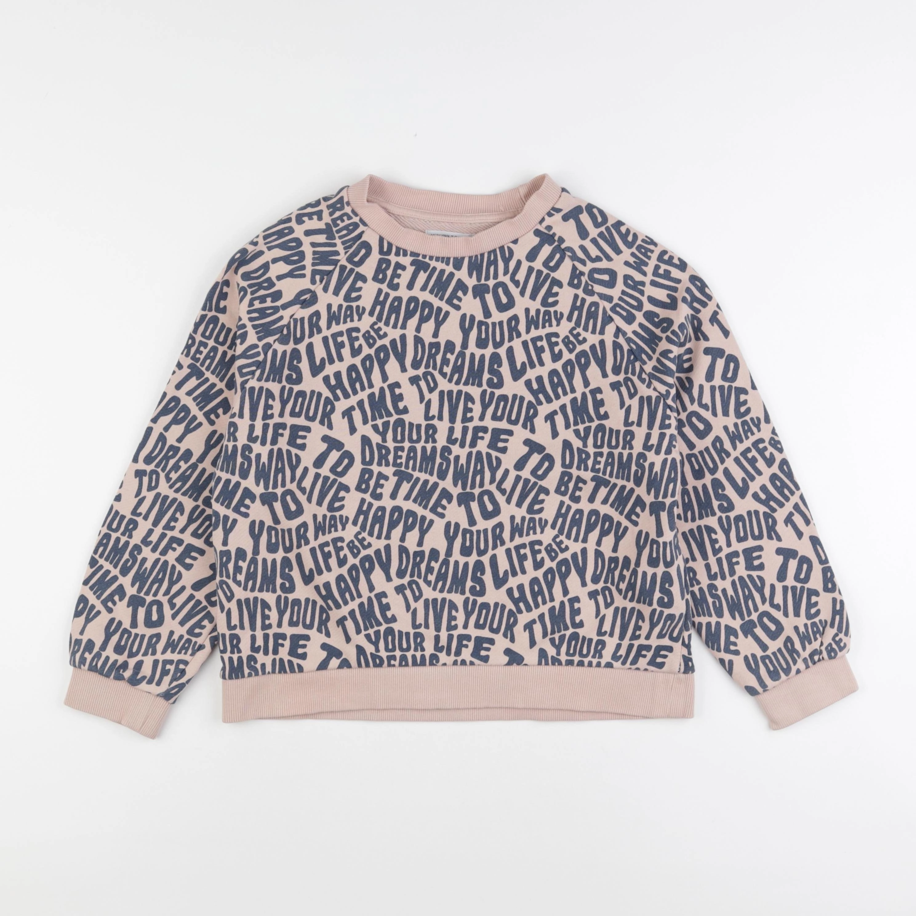 Monoprix - sweat rose - 10 ans