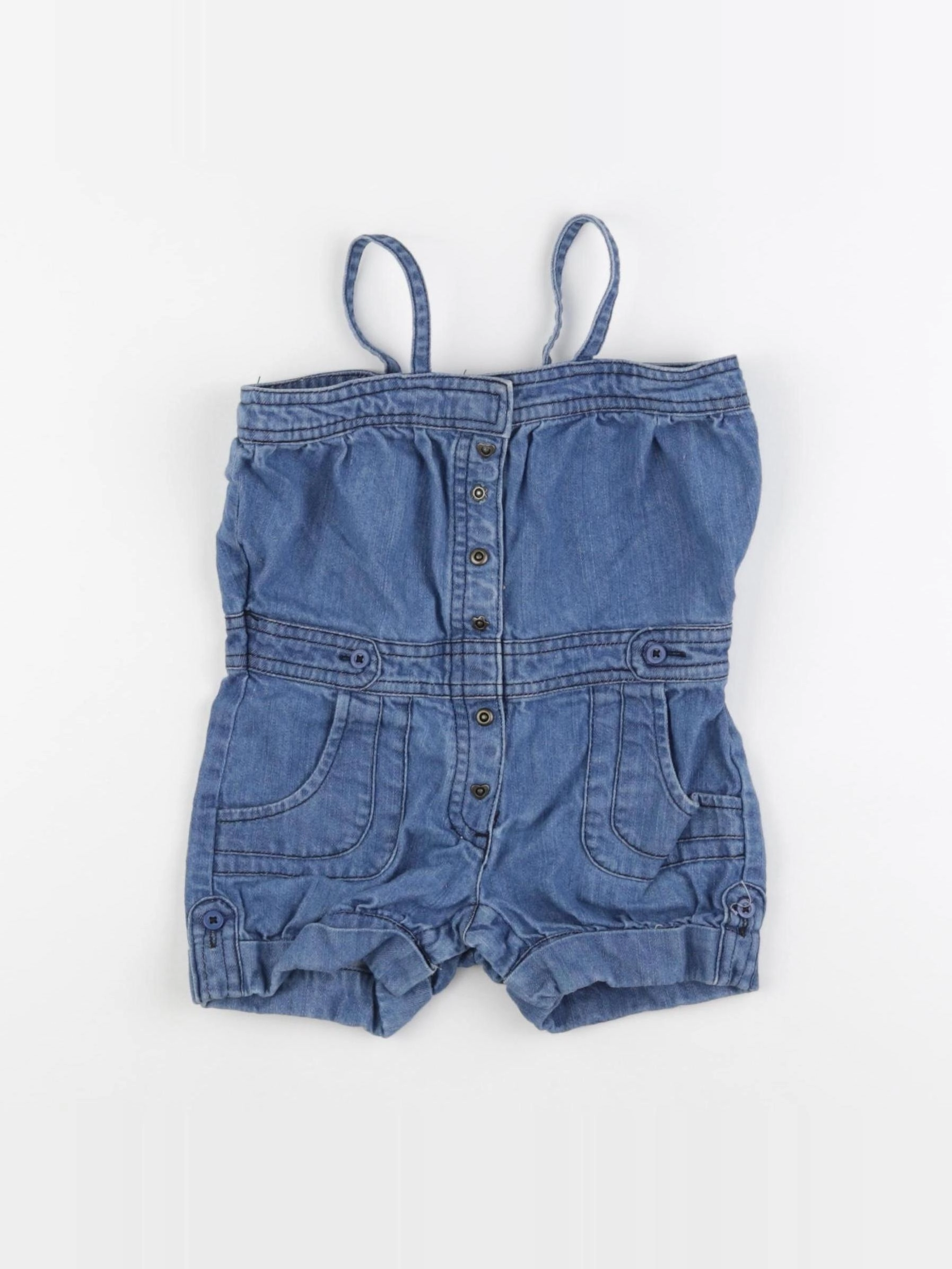 Vertbaudet - combinaison bleu - 24 mois