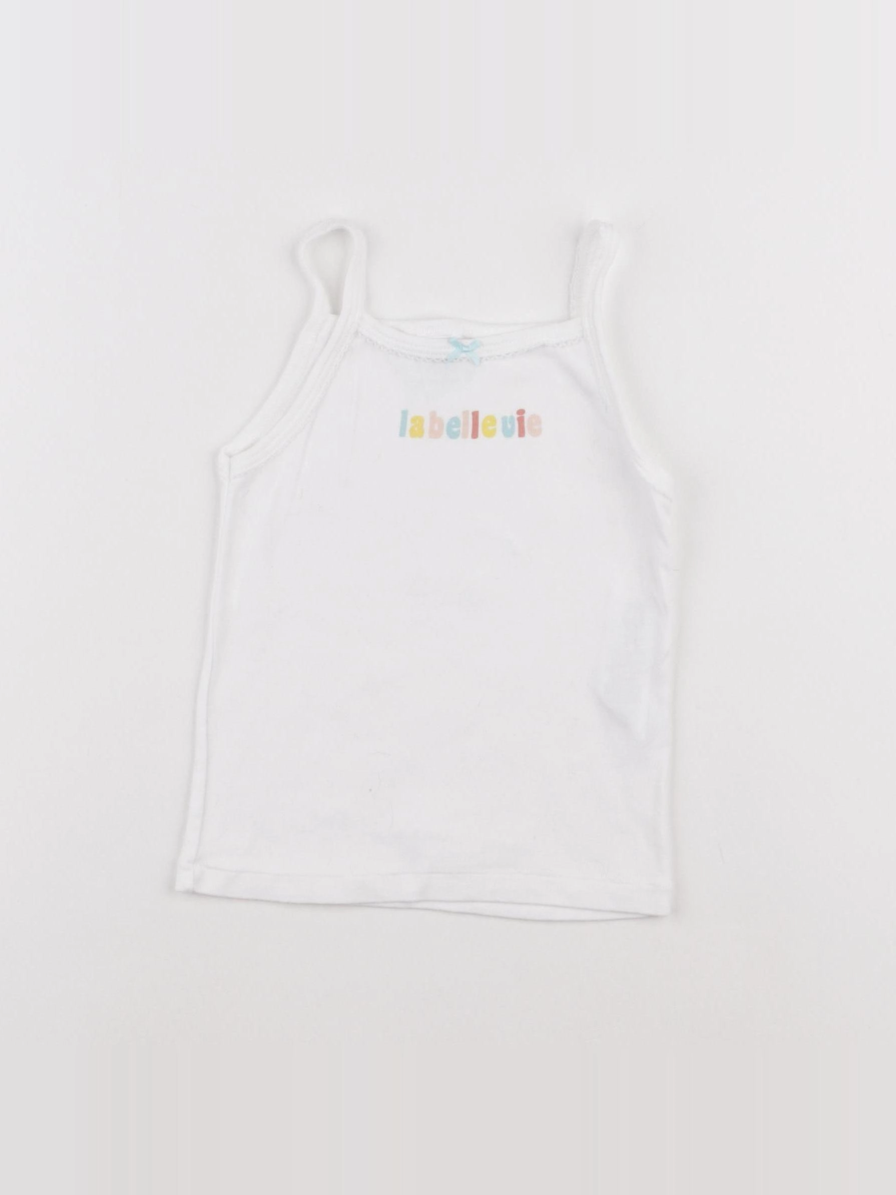 Petit Bateau - maillot de corps blanc - 2 ans