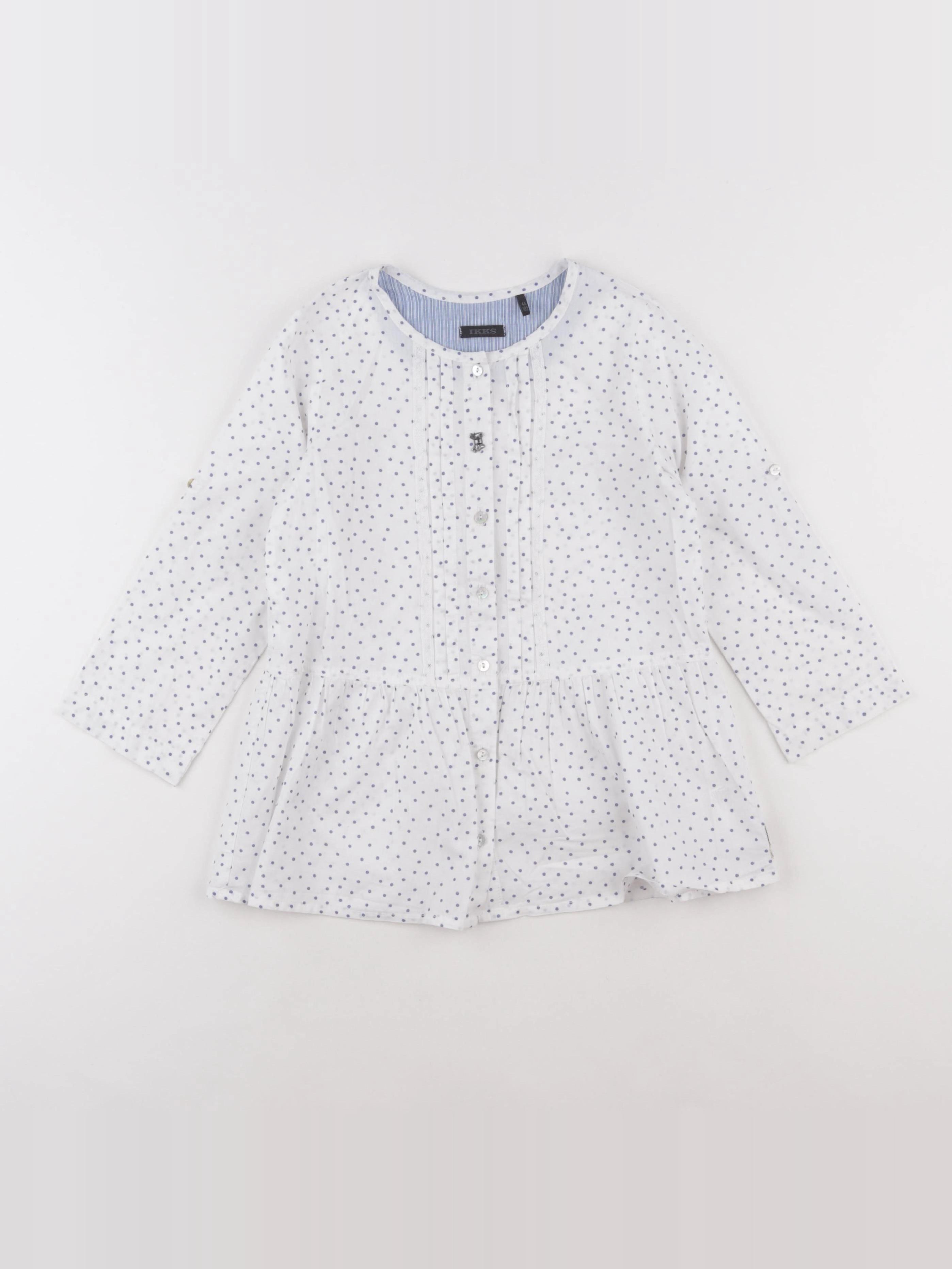 IKKS - blouse blanc - 4 ans