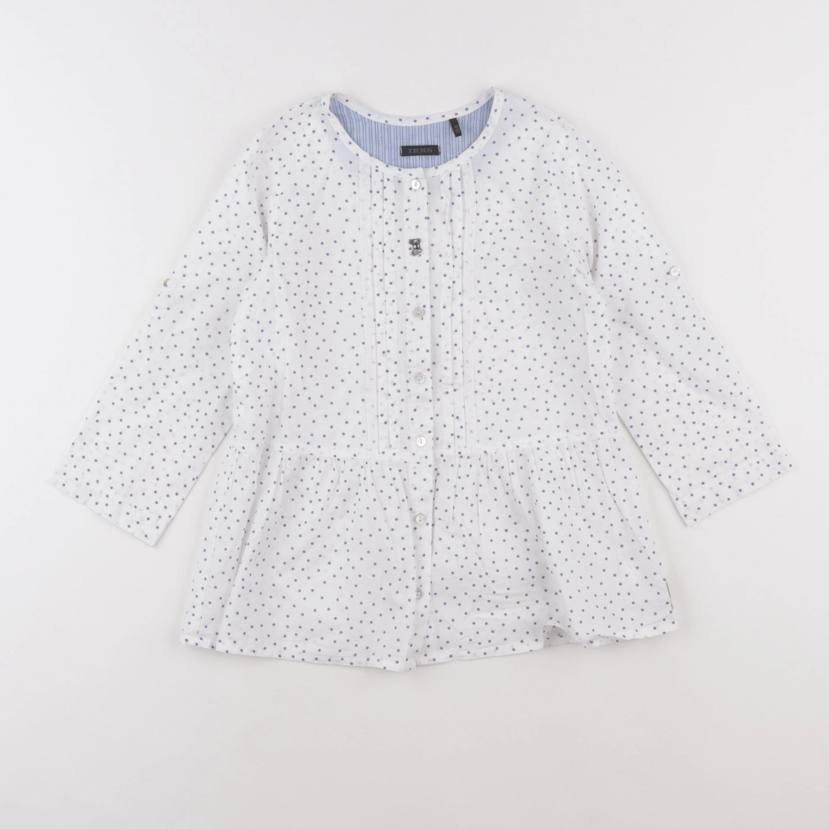 IKKS - blouse blanc - 4 ans
