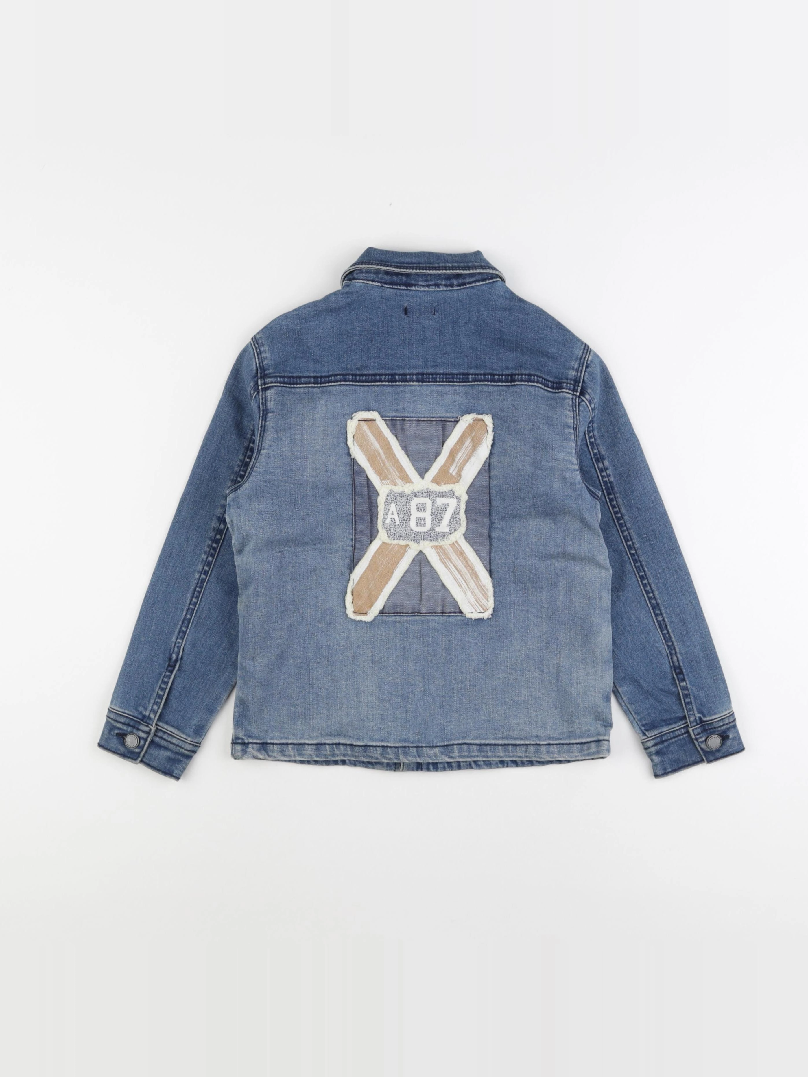 IKKS - veste imprimé au dos bleu - 6 ans