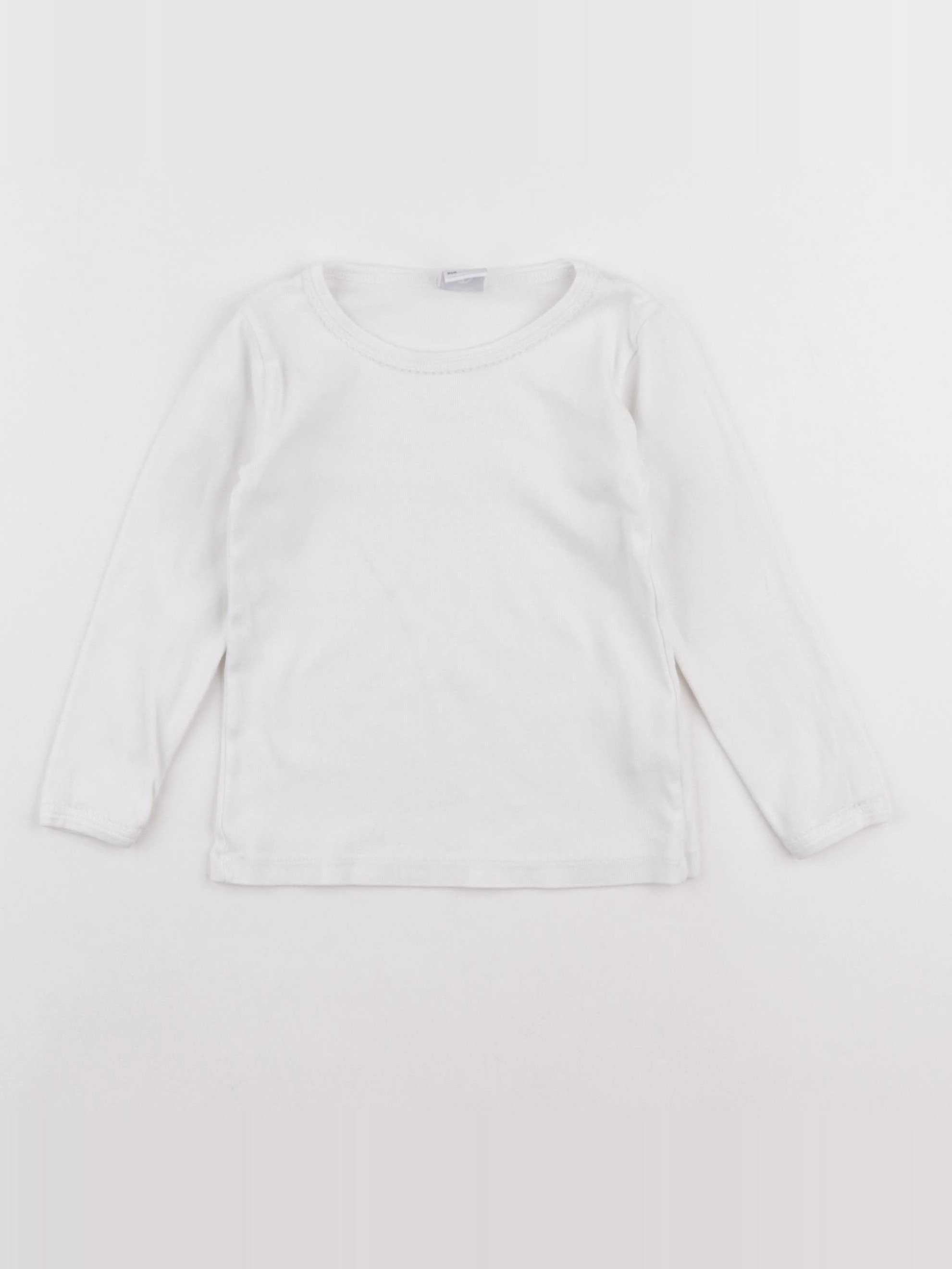 Petit Bateau - maillot de corps blanc - 2 ans