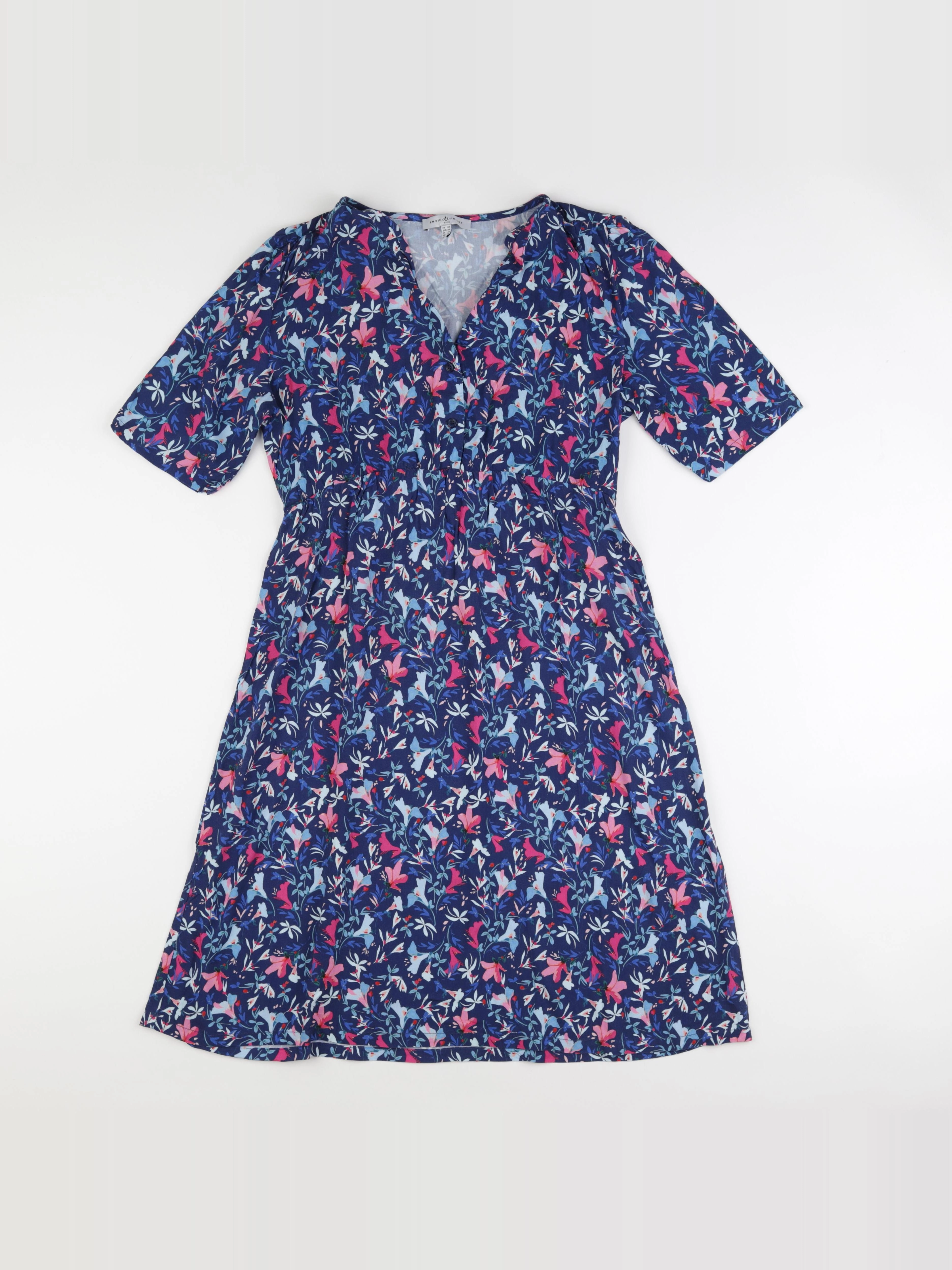 Envie de fraise - robe grossesse bleu, rose - 38