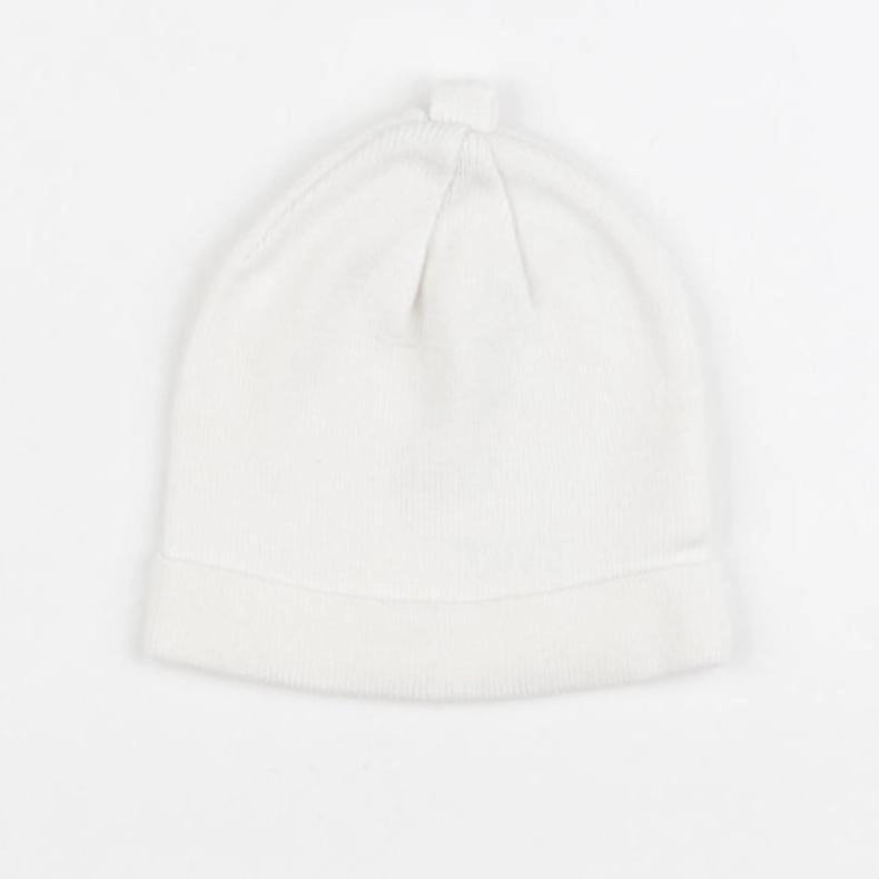 Vertbaudet - bonnet de naissance blanc - 3/6 mois