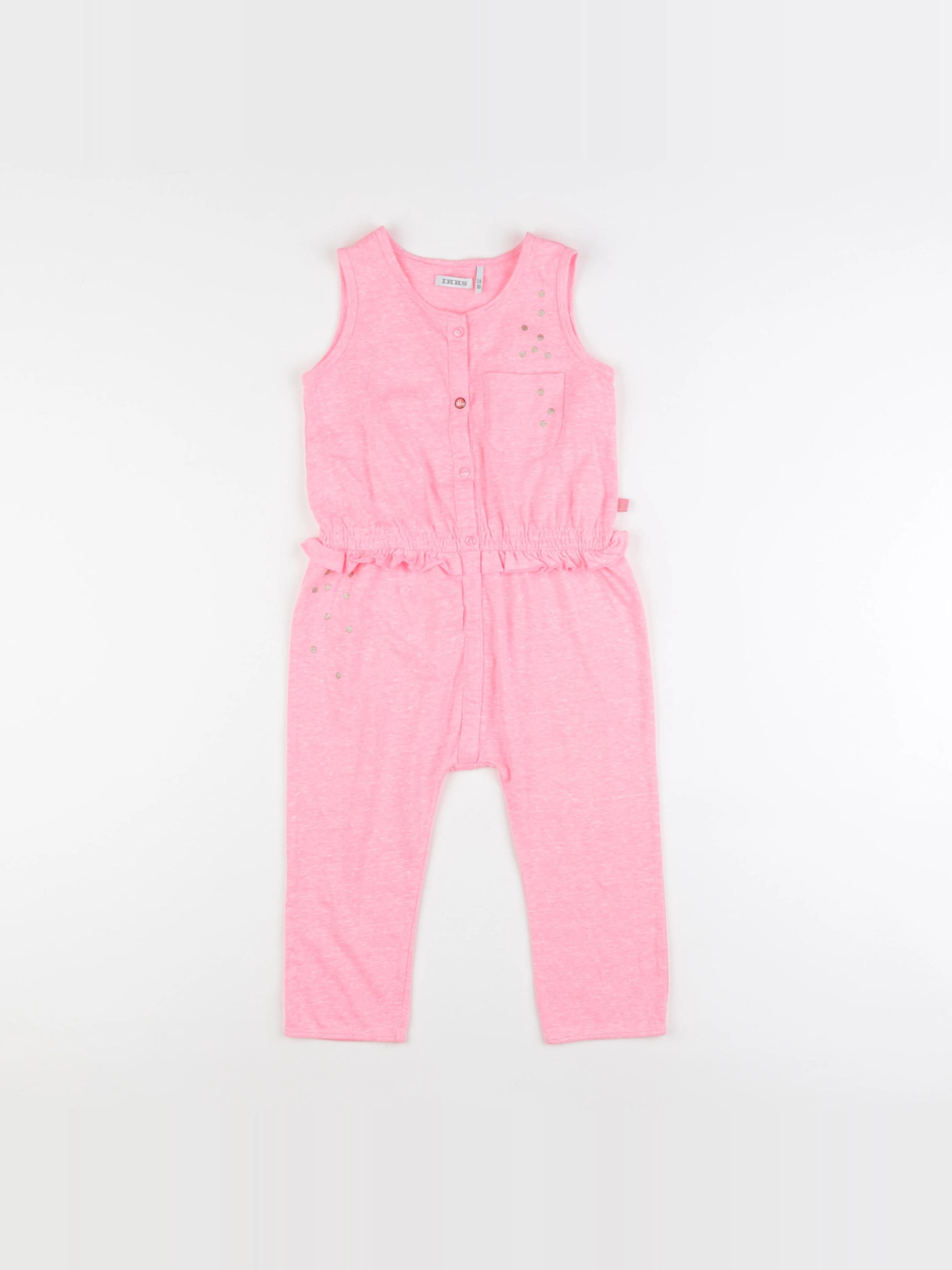 IKKS - combinaison rose fluo - 2 ans