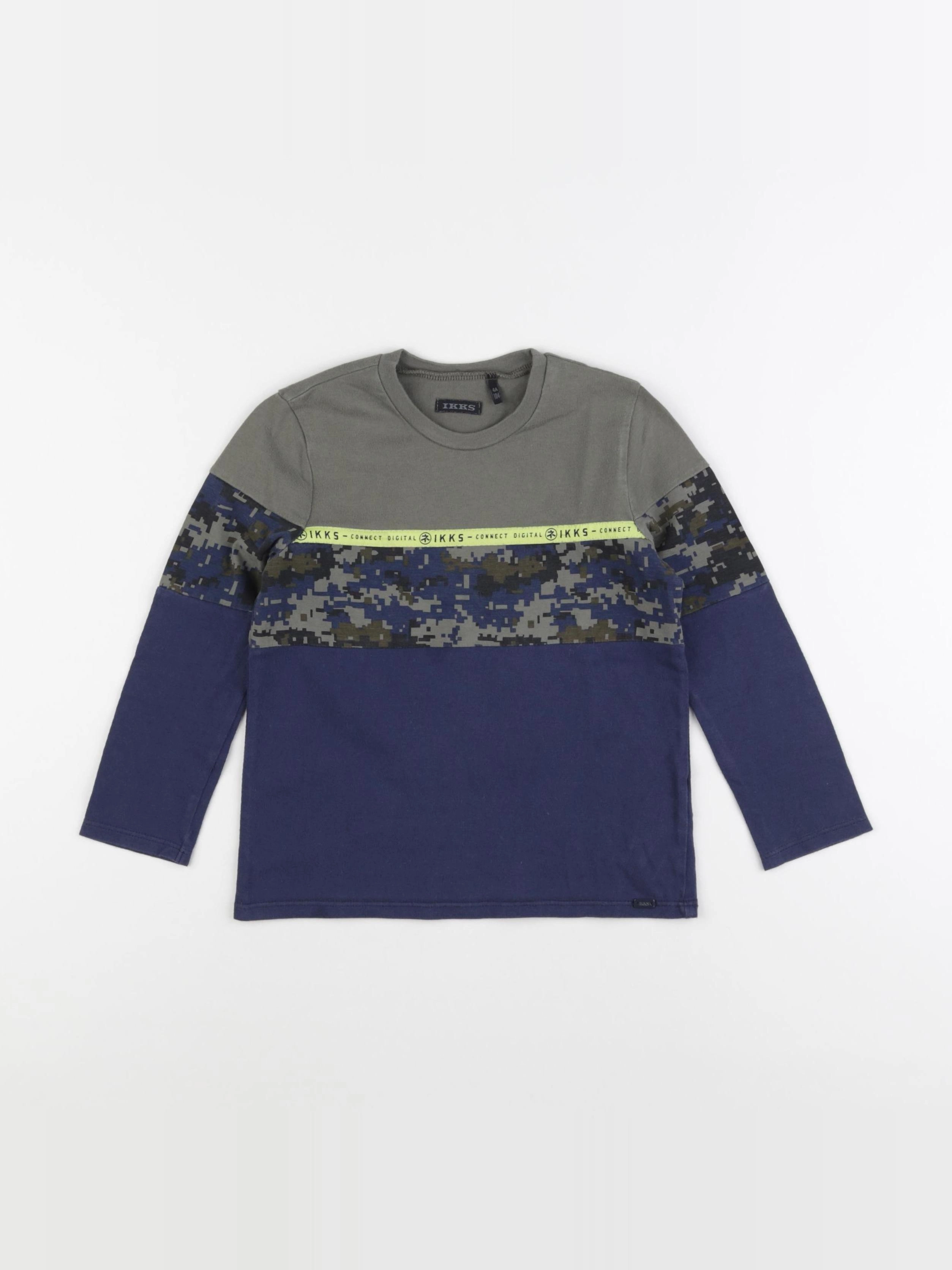 IKKS - tee-shirt vert, bleu - 4 ans