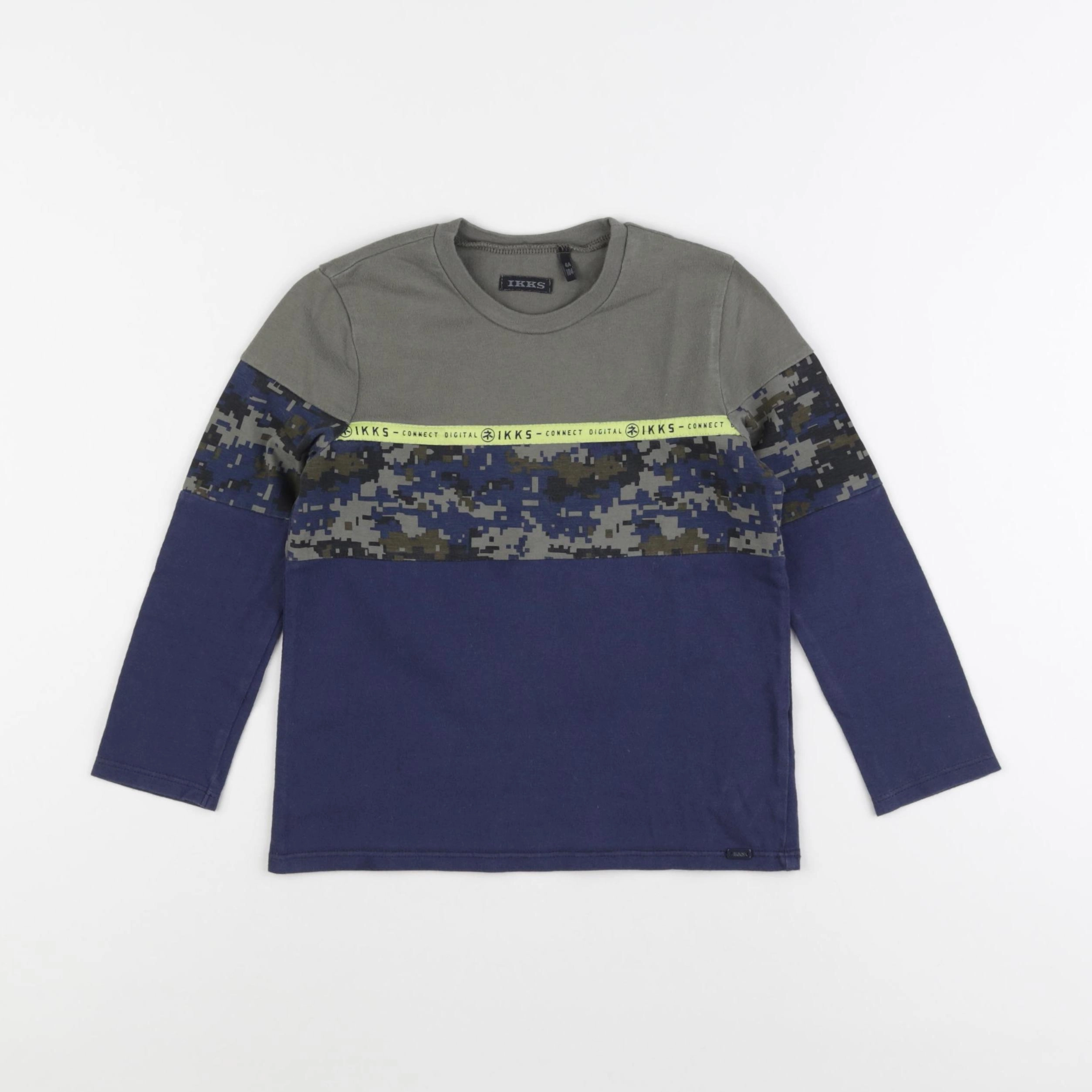 IKKS - tee-shirt vert, bleu - 4 ans