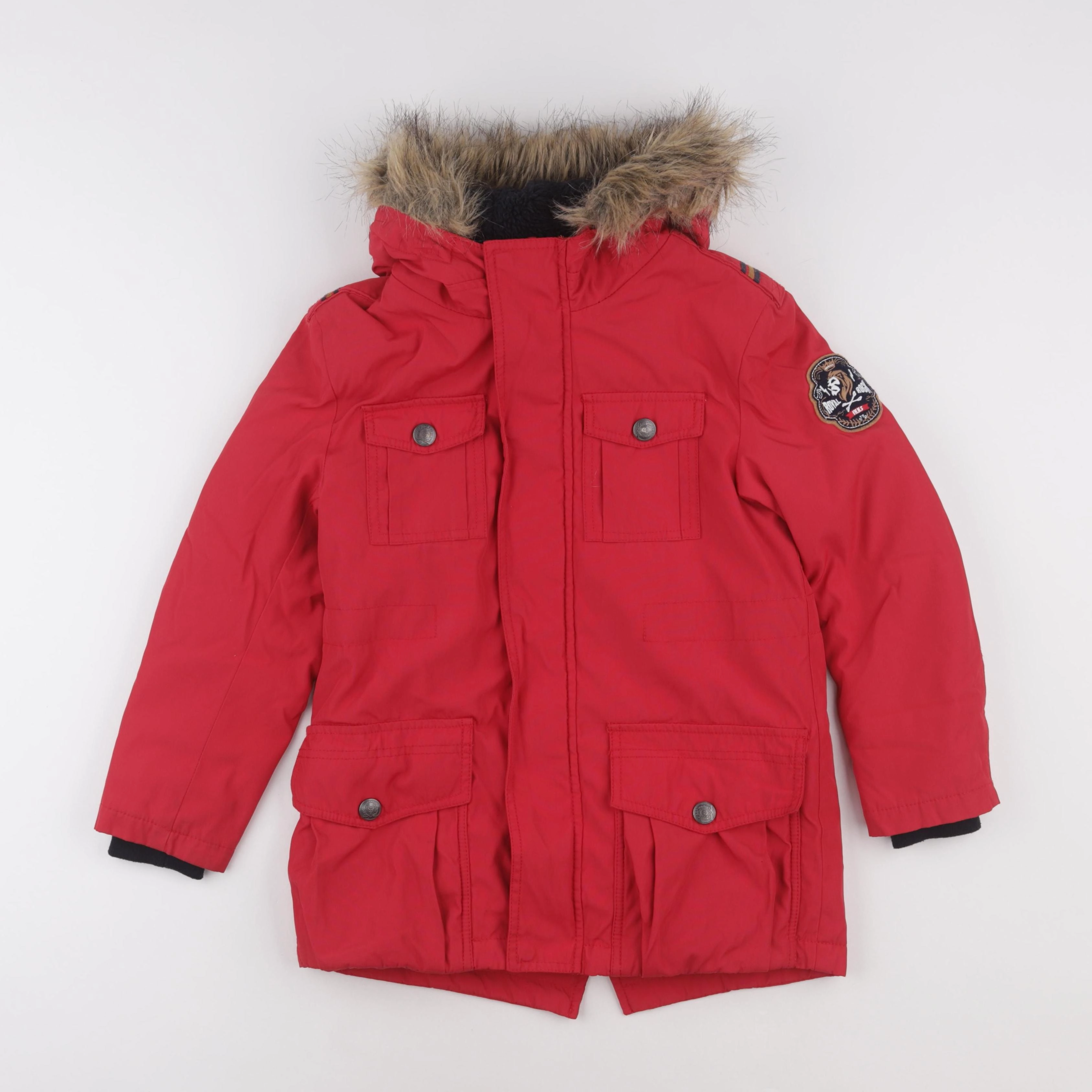IKKS - parka rouge - 8 ans