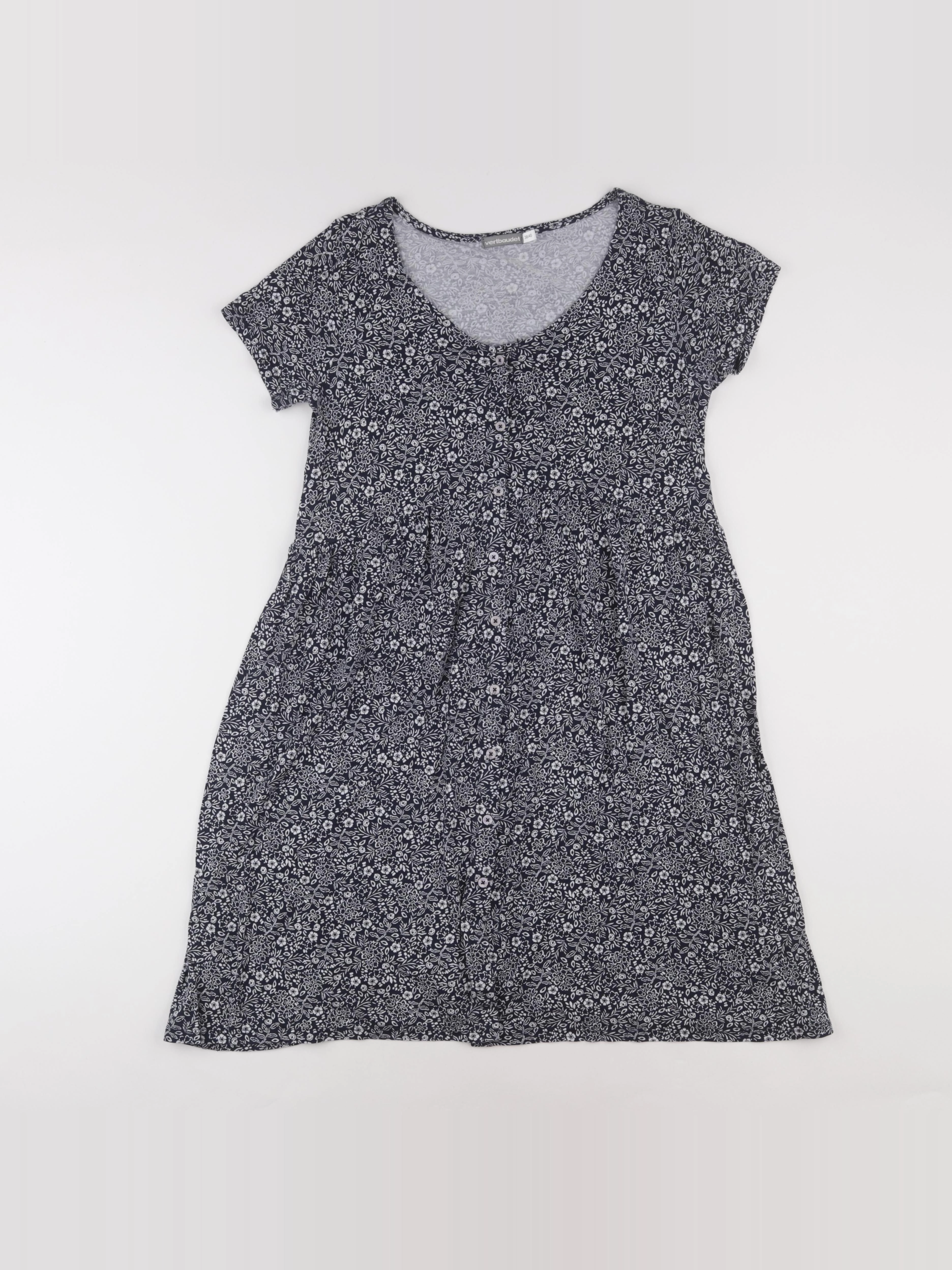 Vertbaudet - robe grossesse bleu, blanc - 38 à 40